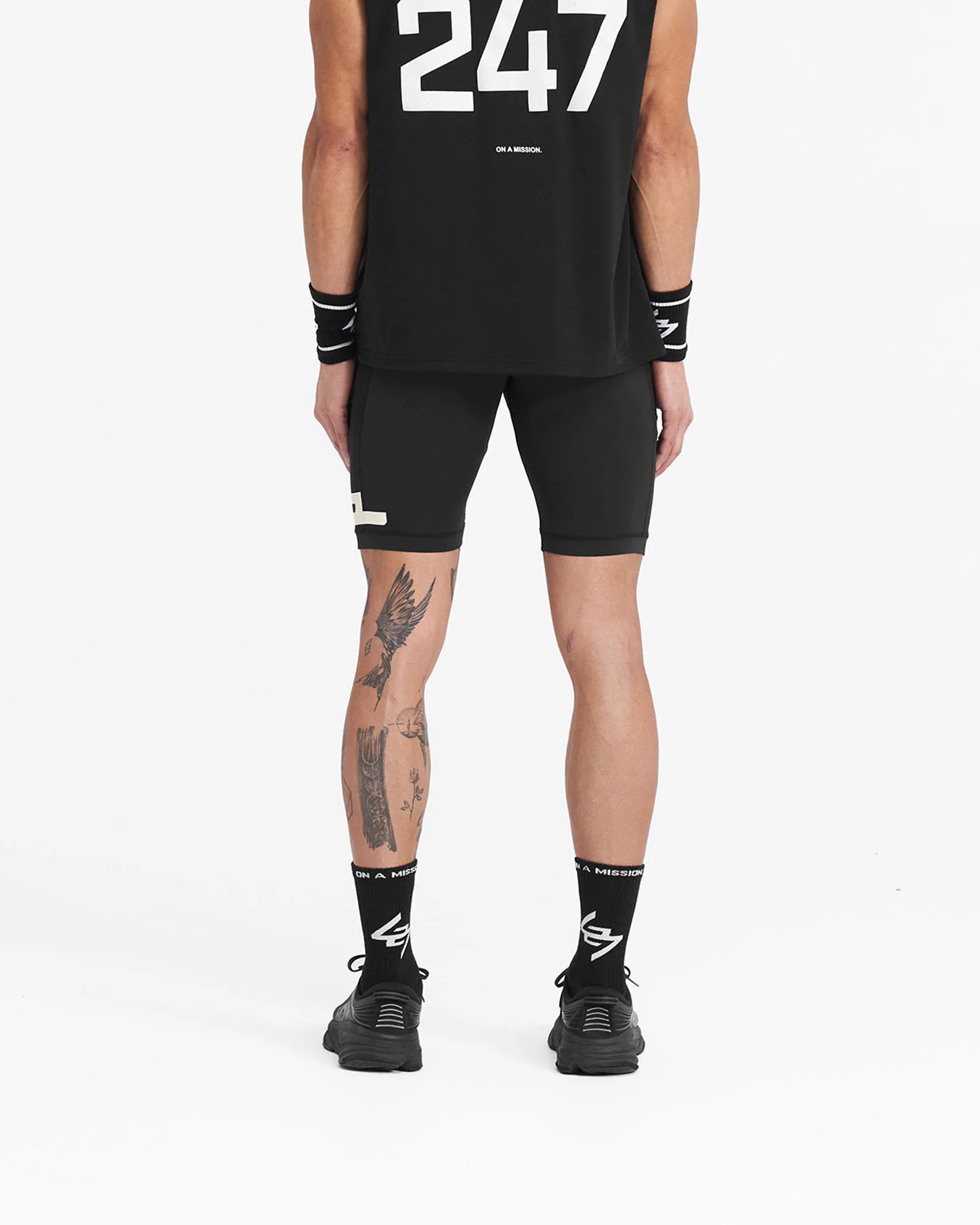 247 Cargo Half Tight - Jet Black - Image 4