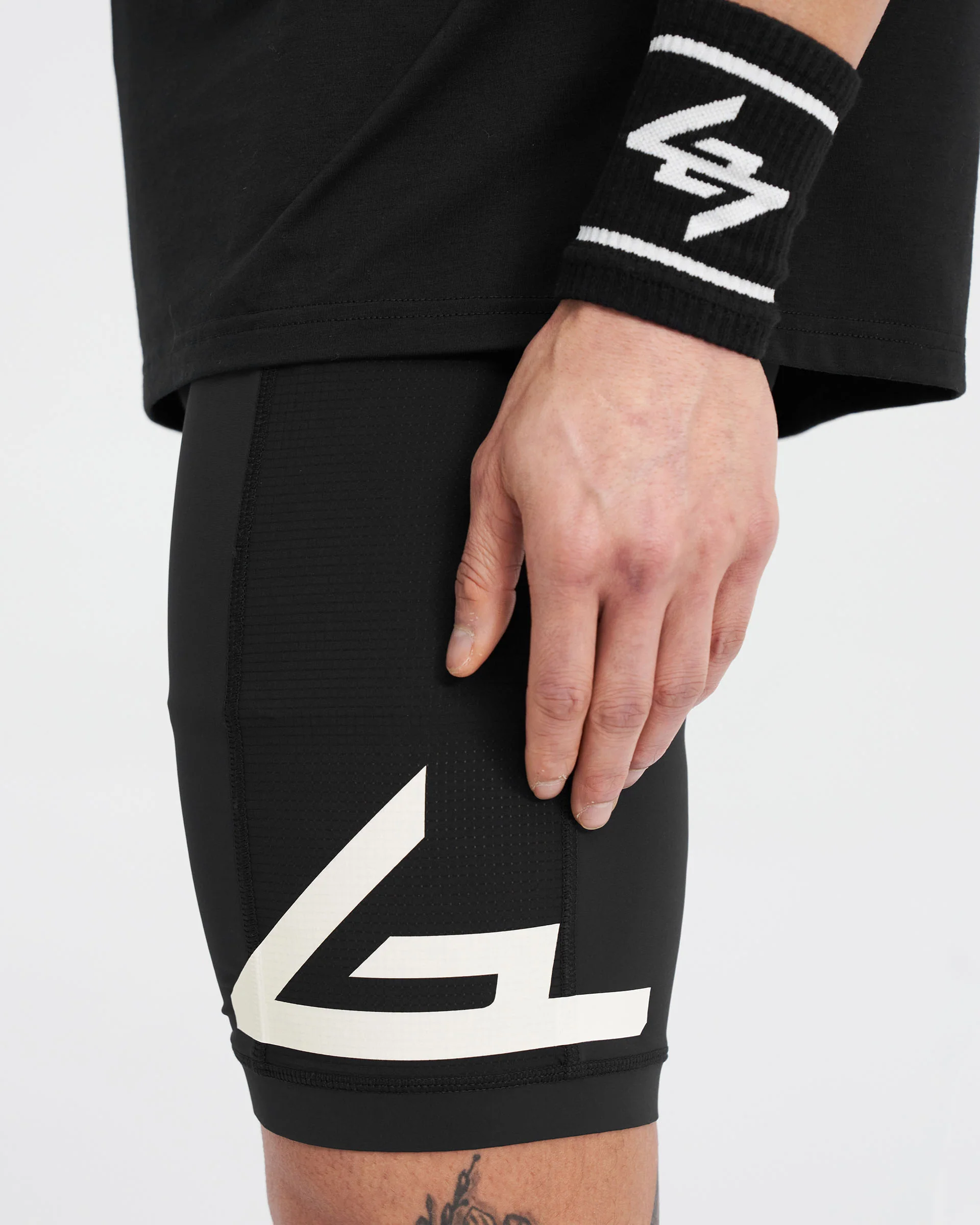 247 Cargo Half Tight - Jet Black - Image 6