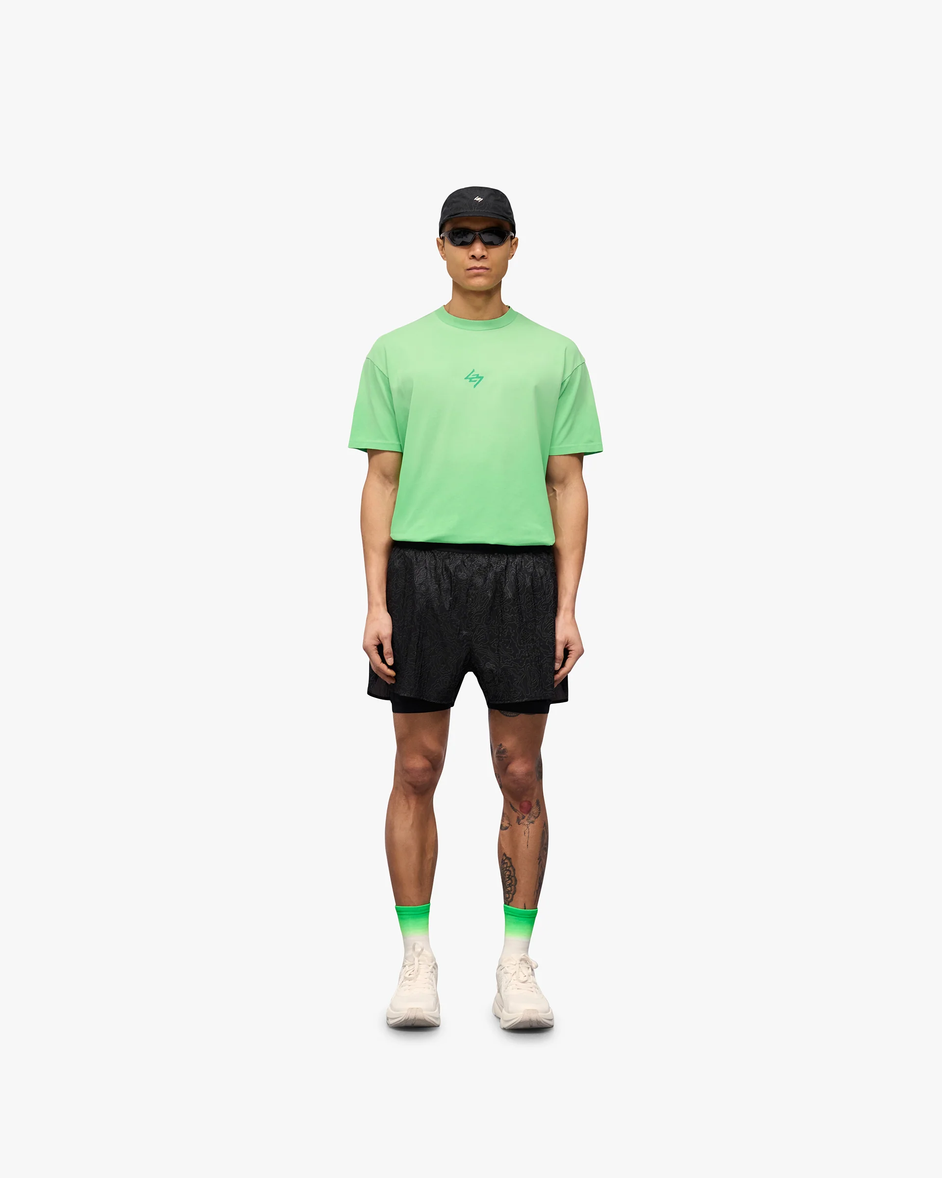247 Contour 2-In-1 Run Shorts - Black - Image 7