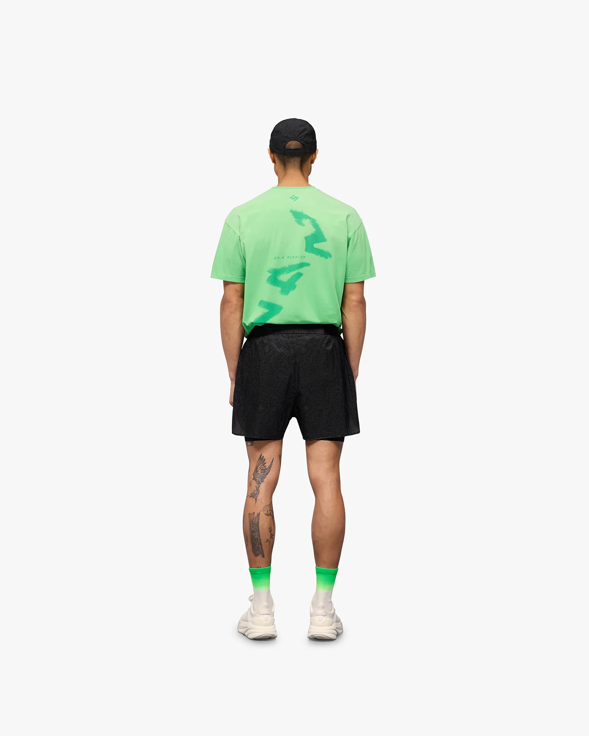 247 Contour 2-In-1 Run Shorts - Black - Image 9