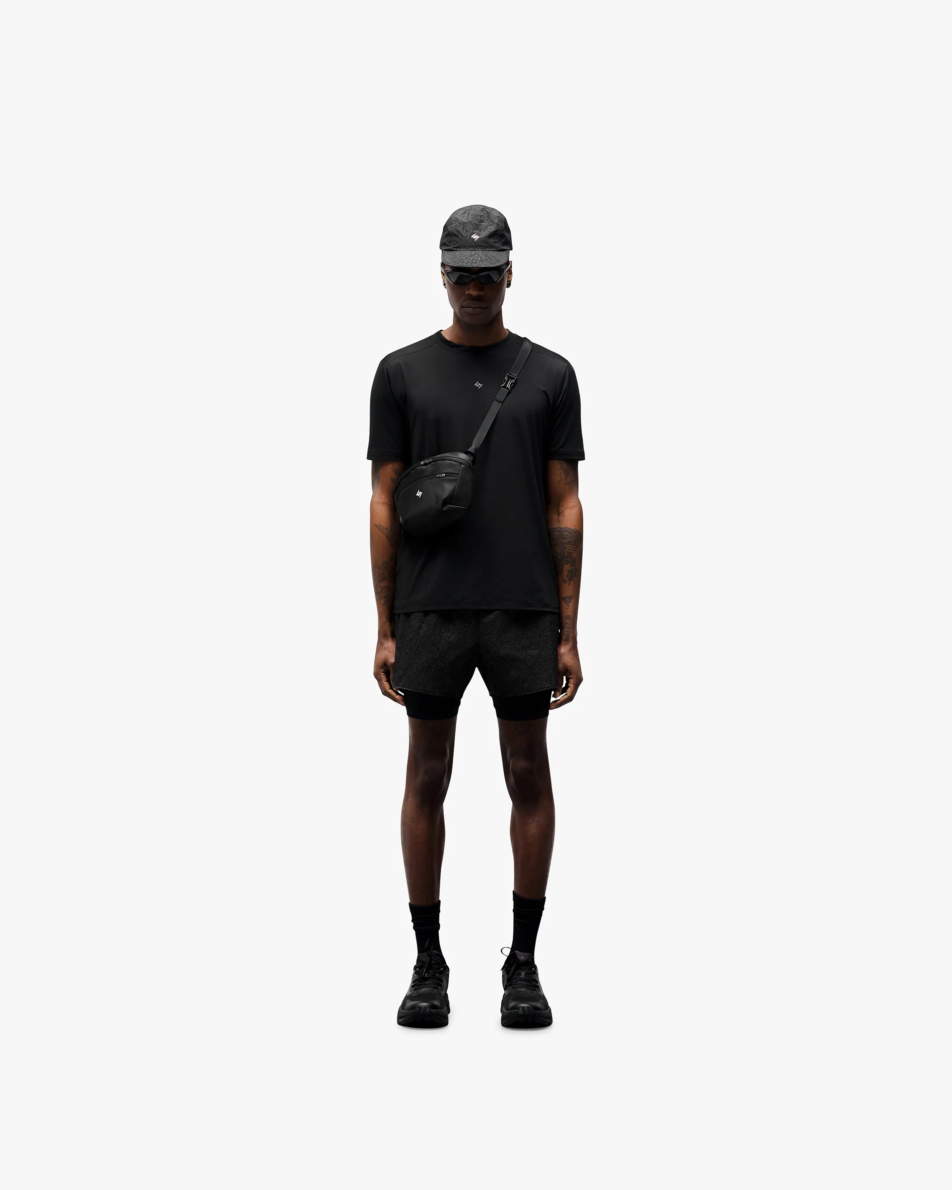 247 Contour Run T-Shirt - Black - Image 5