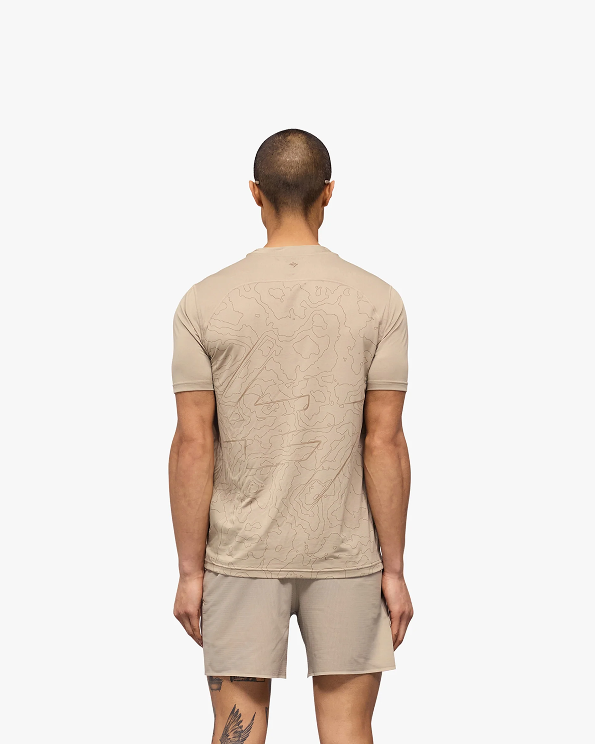 247 Contour Run T-Shirt - Pebble - Image 4