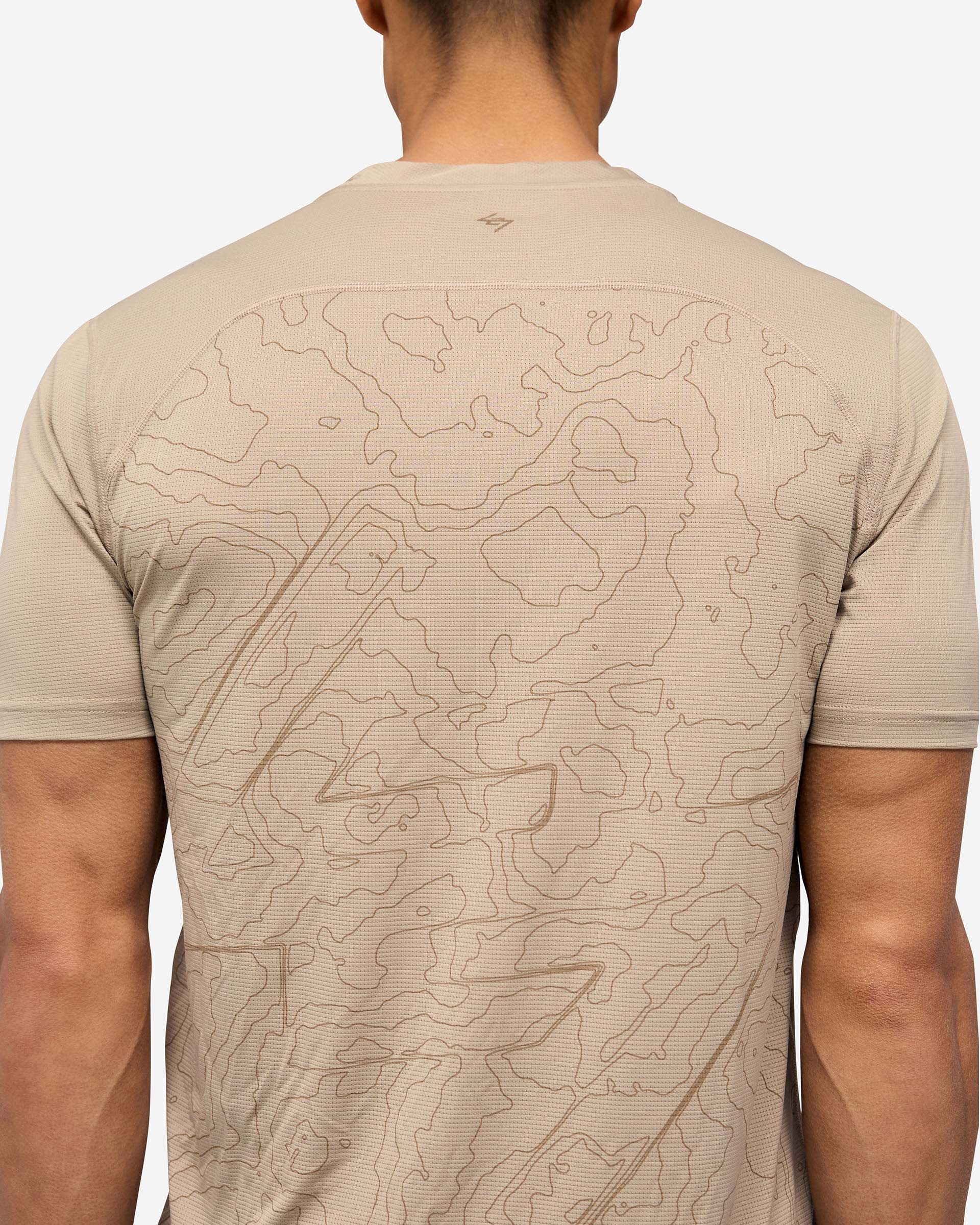 247 Contour Run T-Shirt - Pebble - Image 6