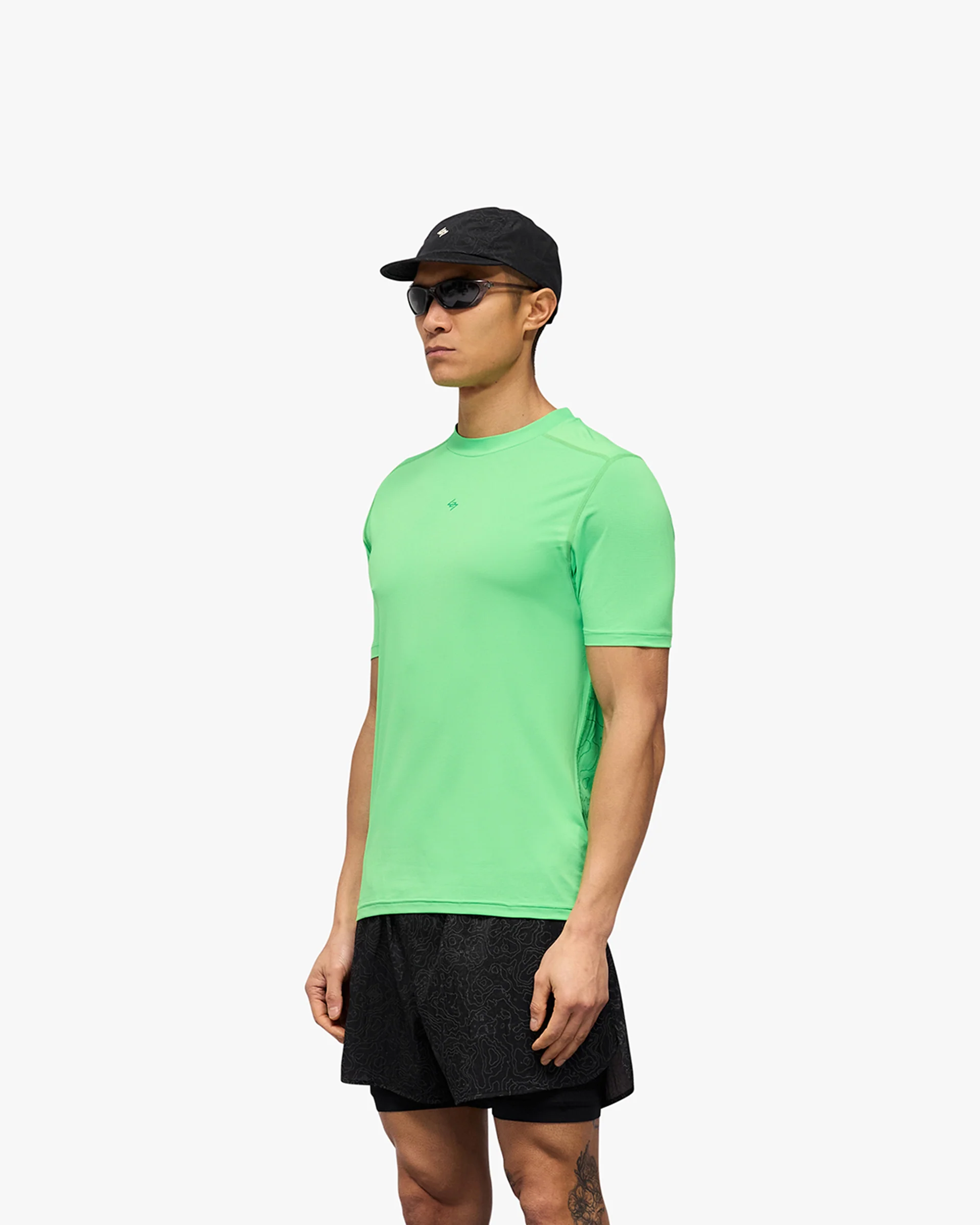 247 Contour Run T-Shirt - Speed Green - Image 2