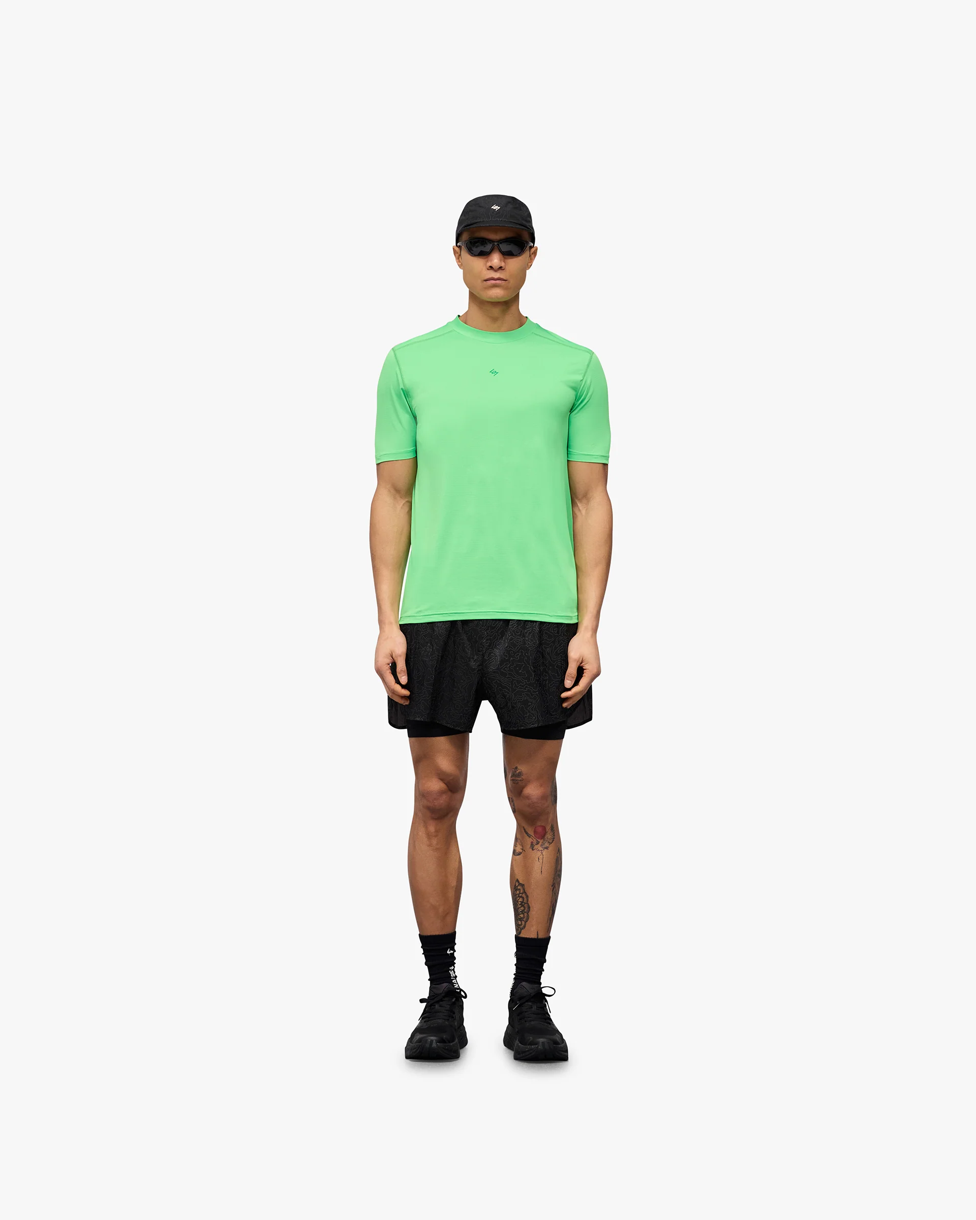247 Contour Run T-Shirt - Speed Green - Image 5