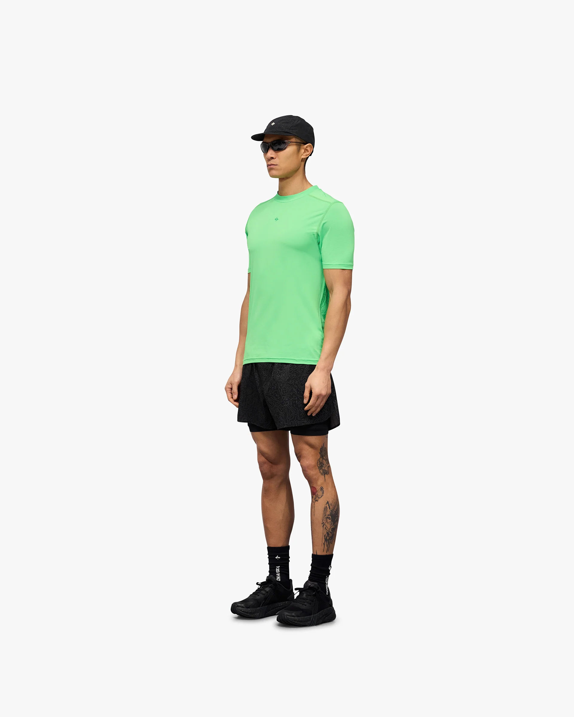 247 Contour Run T-Shirt - Speed Green - Image 6
