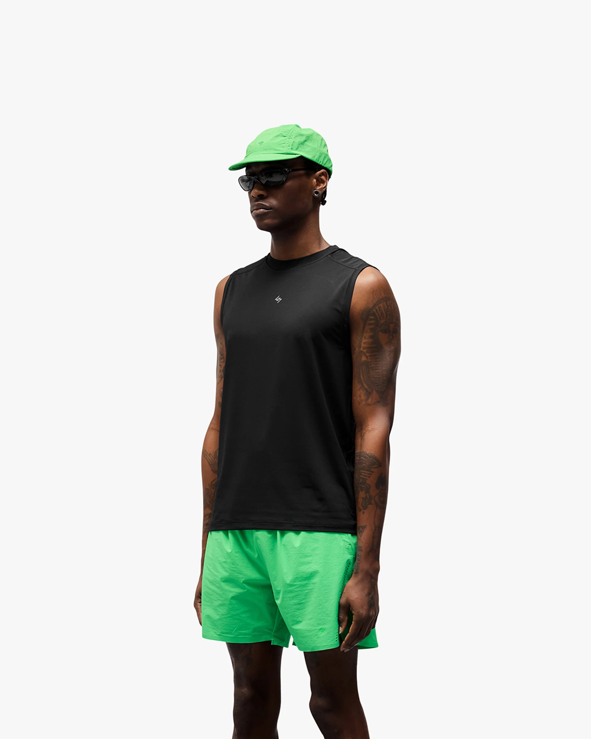 247 Contour Run Tank - Black - Image 3