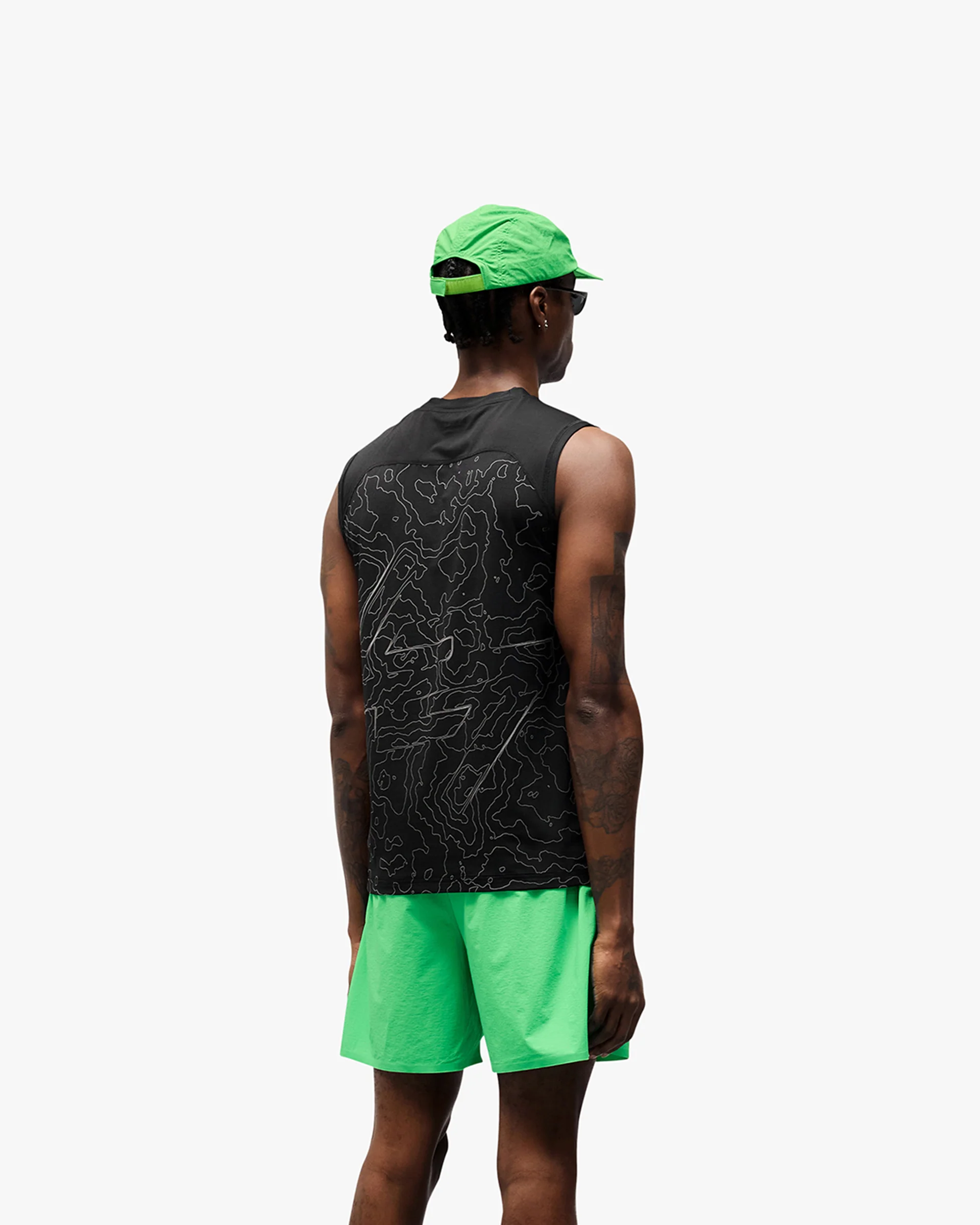 247 Contour Run Tank - Black - Image 4