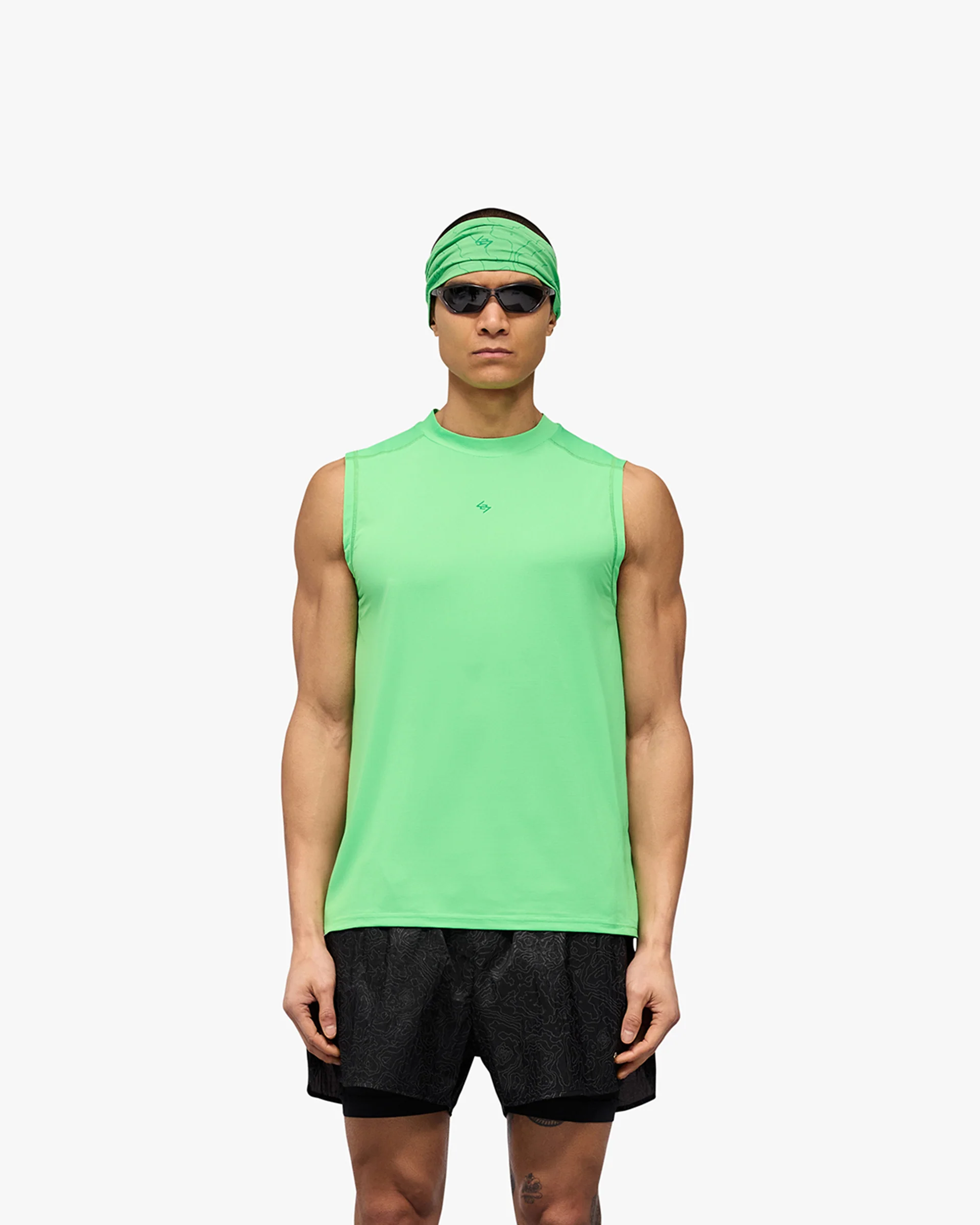 247 Contour Run Tank - Speed Green - Image 3