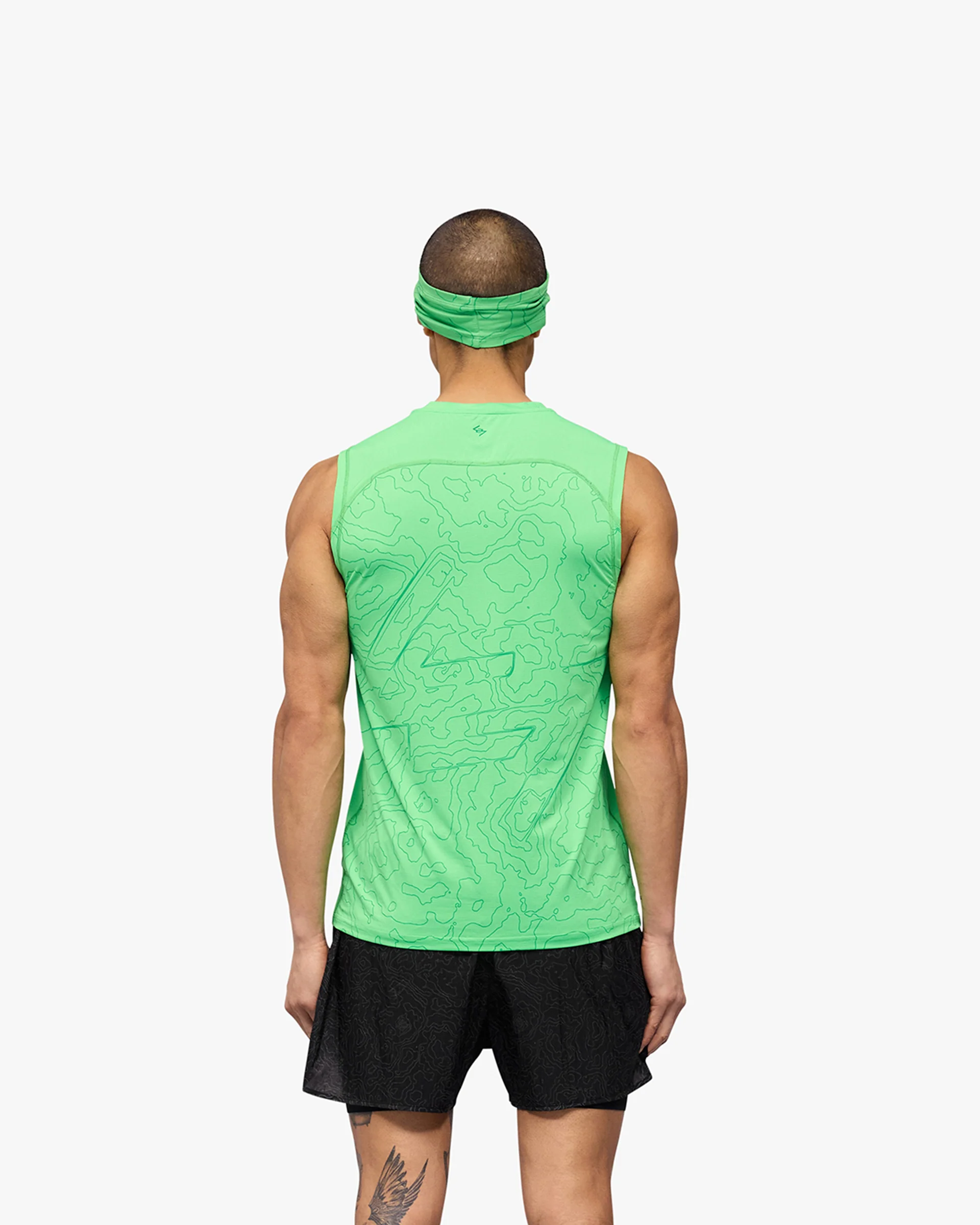 247 Contour Run Tank - Speed Green - Image 4