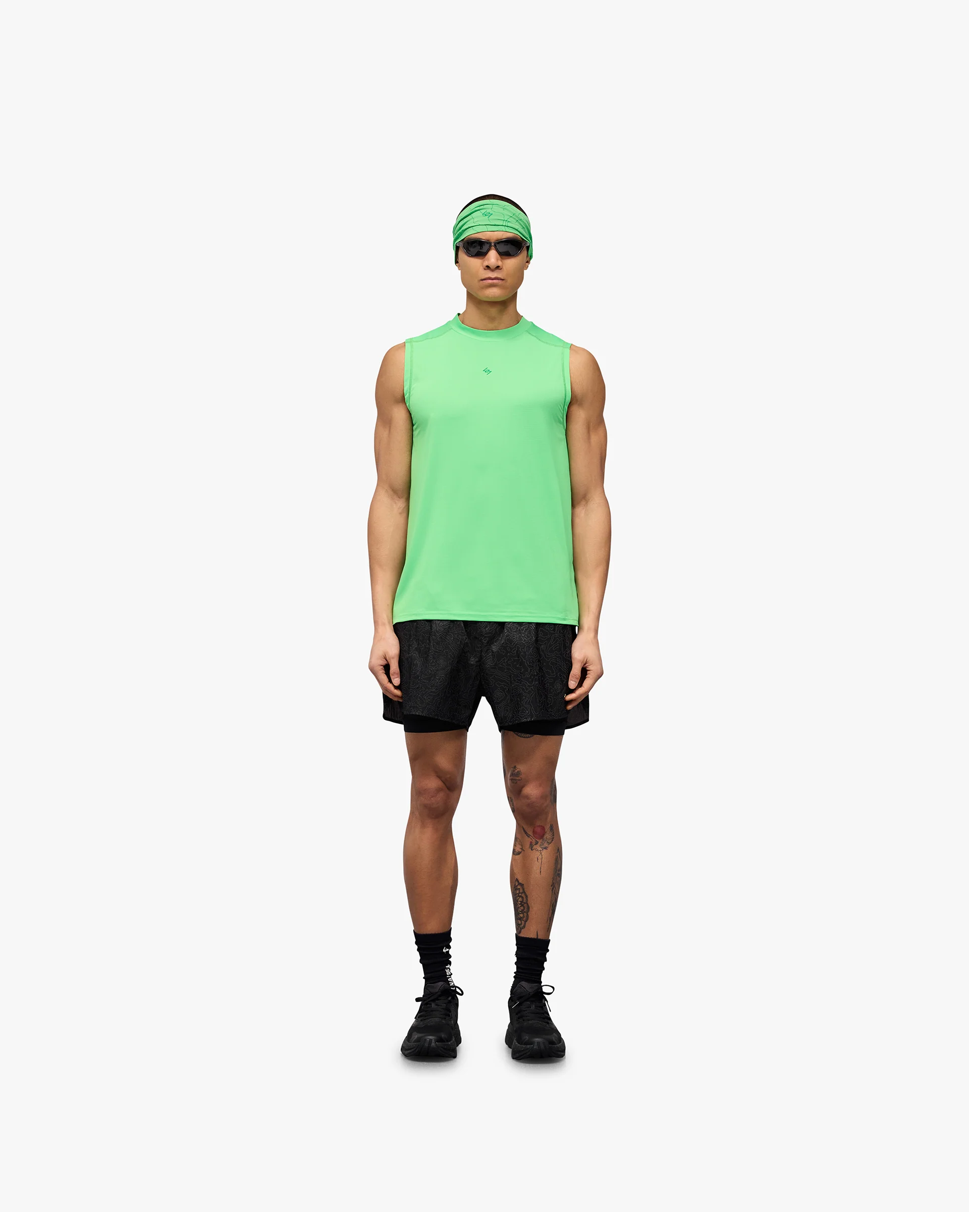 247 Contour Run Tank - Speed Green - Image 5