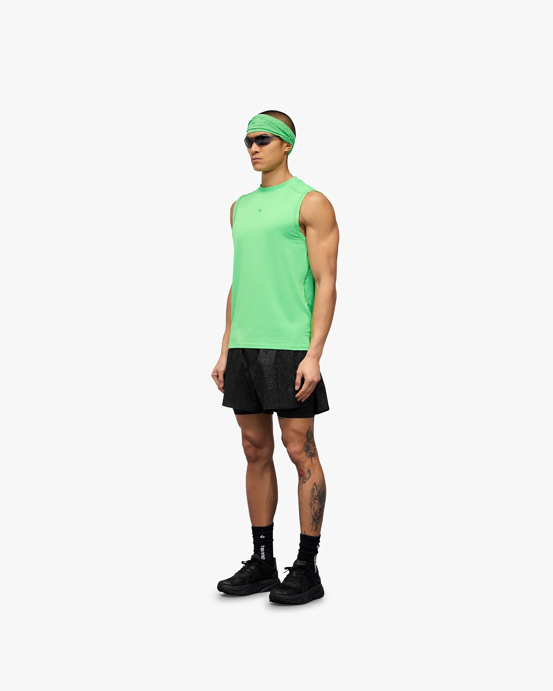 247 Contour Run Tank - Speed Green - Image 6