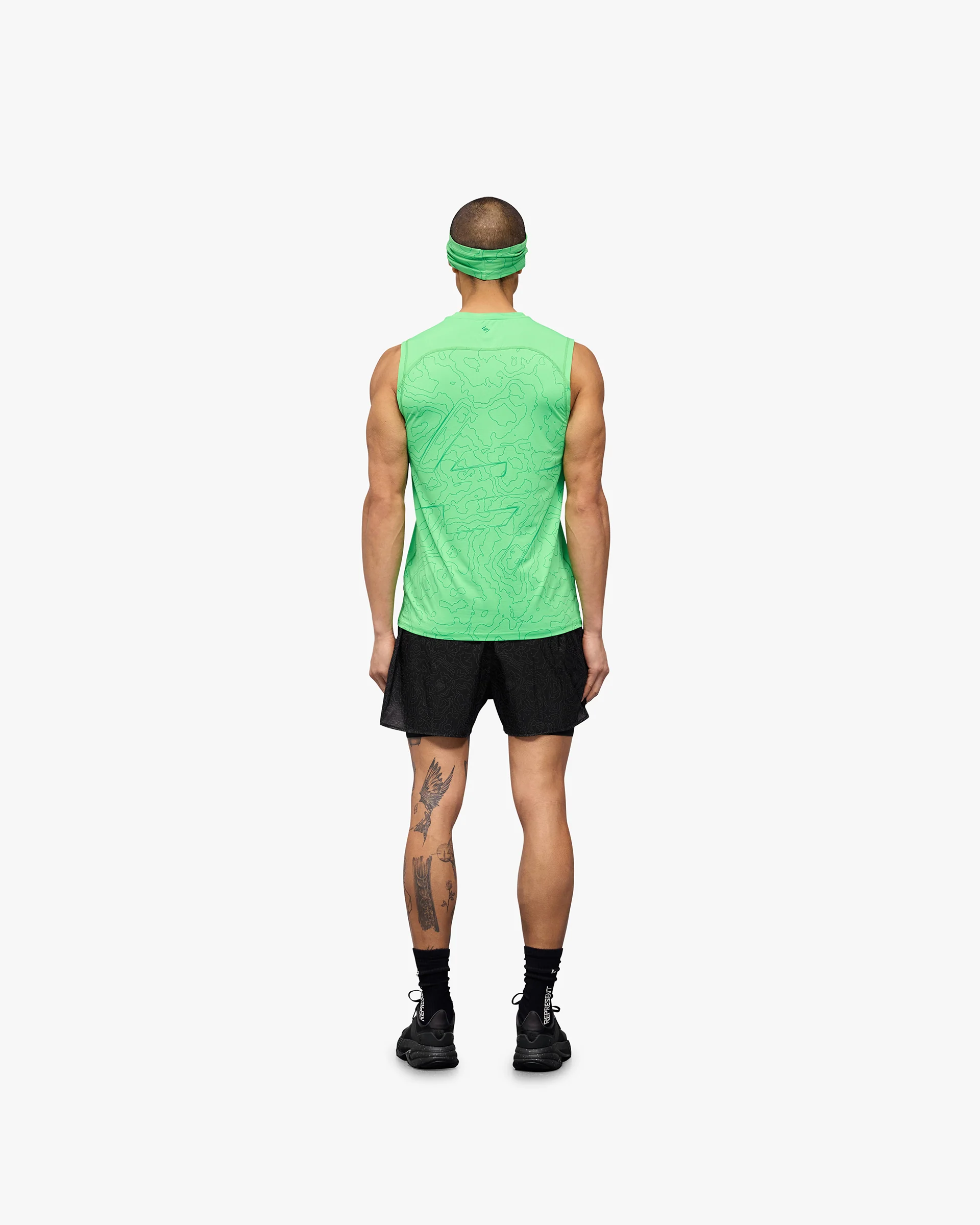 247 Contour Run Tank - Speed Green - Image 7