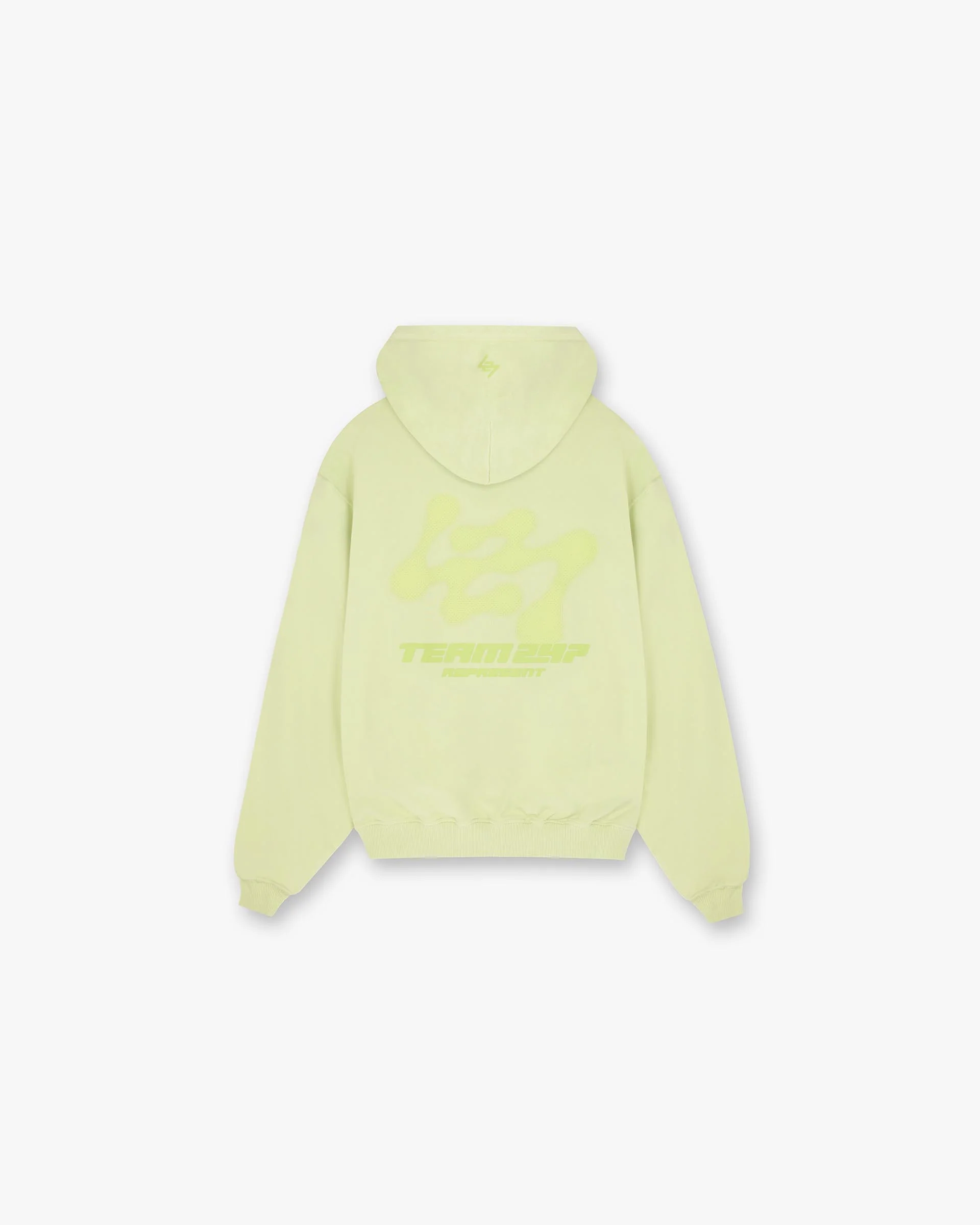247 Future Terrains Oversized Hoodie - Shadow Lime - Image 2