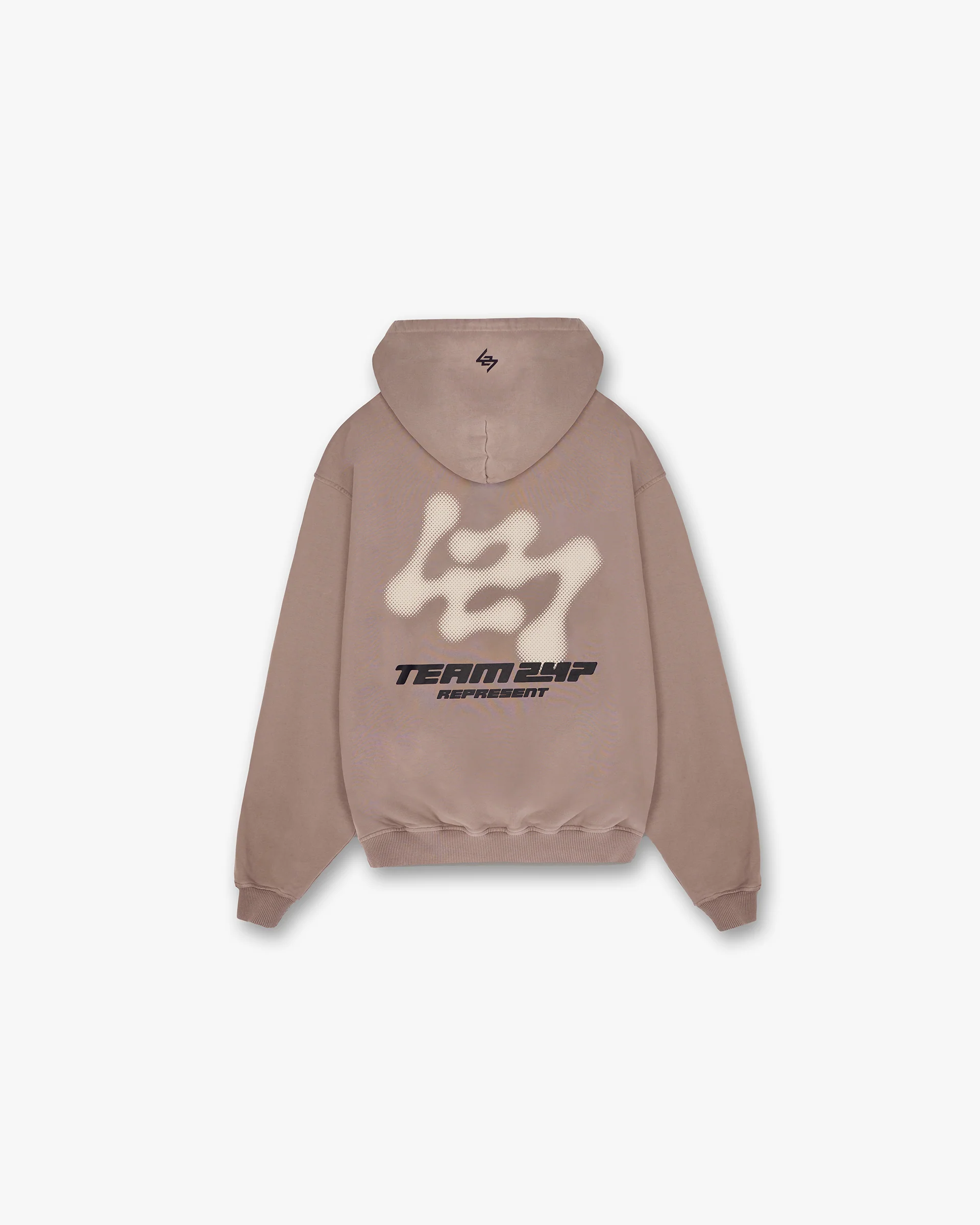 247 Future Terrains Oversized Hoodie - Umber - Image 2