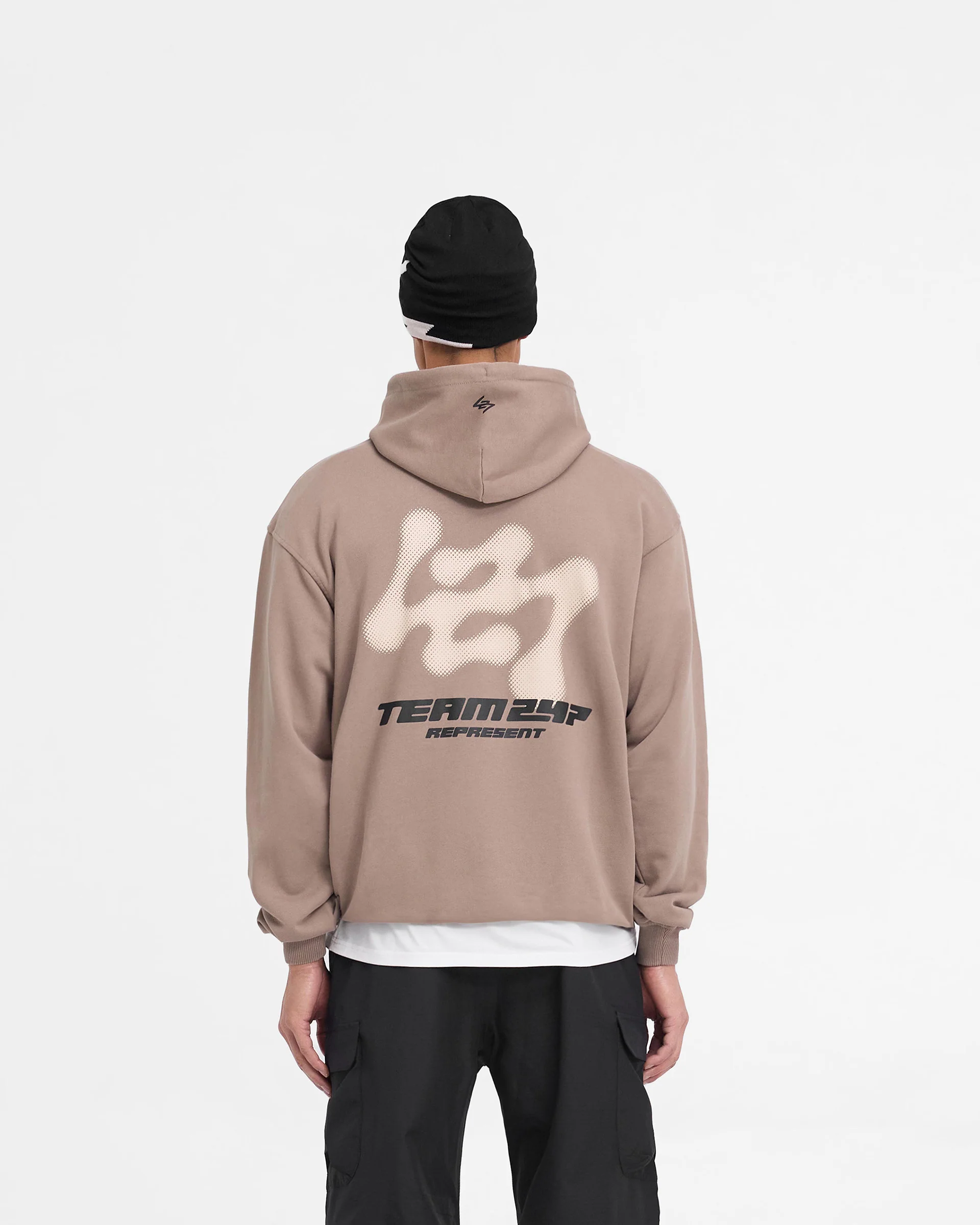 247 Future Terrains Oversized Hoodie - Umber - Image 5