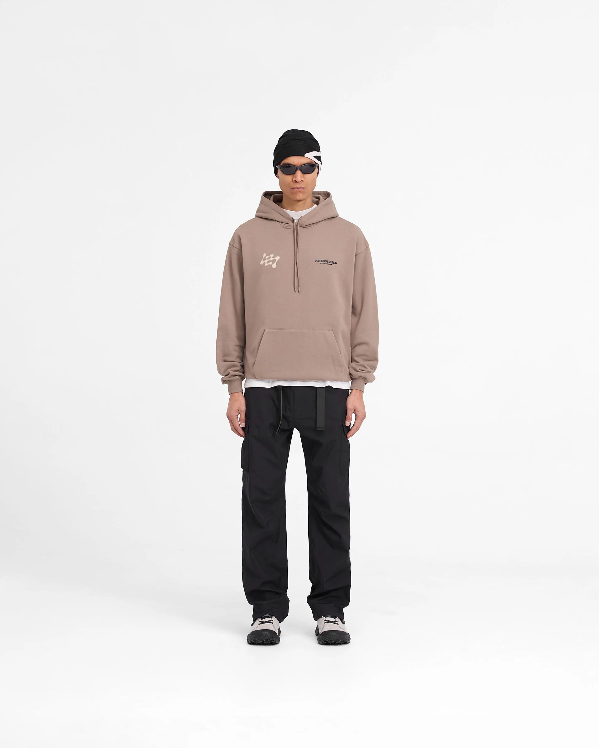 247 Future Terrains Oversized Hoodie - Umber - Image 6