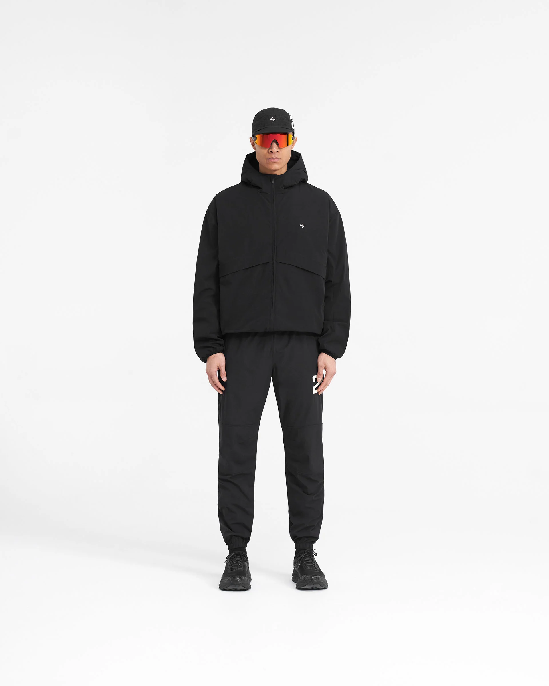 247 Hooded Training Jacket - Jet Black - Image 7