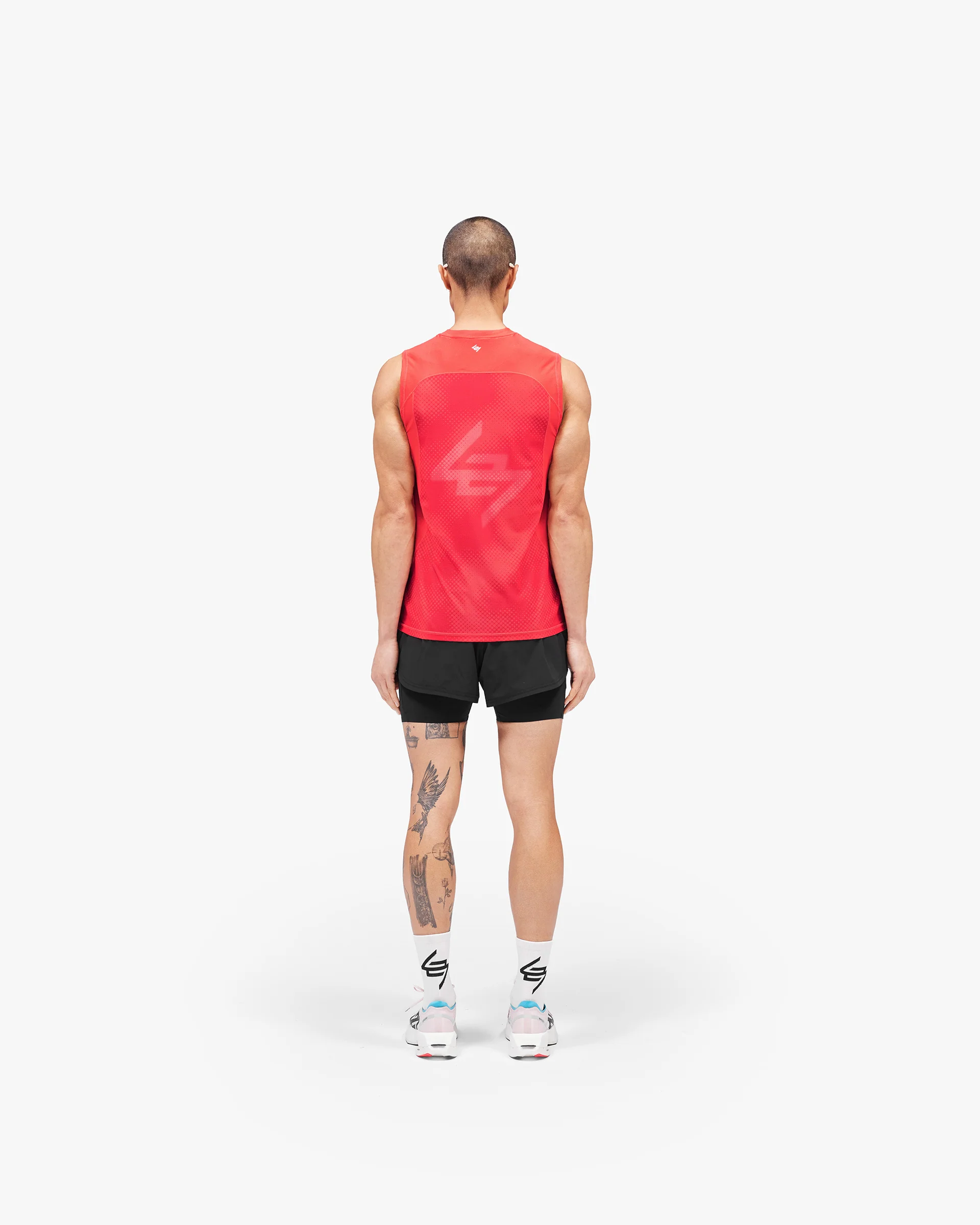 247 Hybrid Tank - Red Fade Out - Image 7