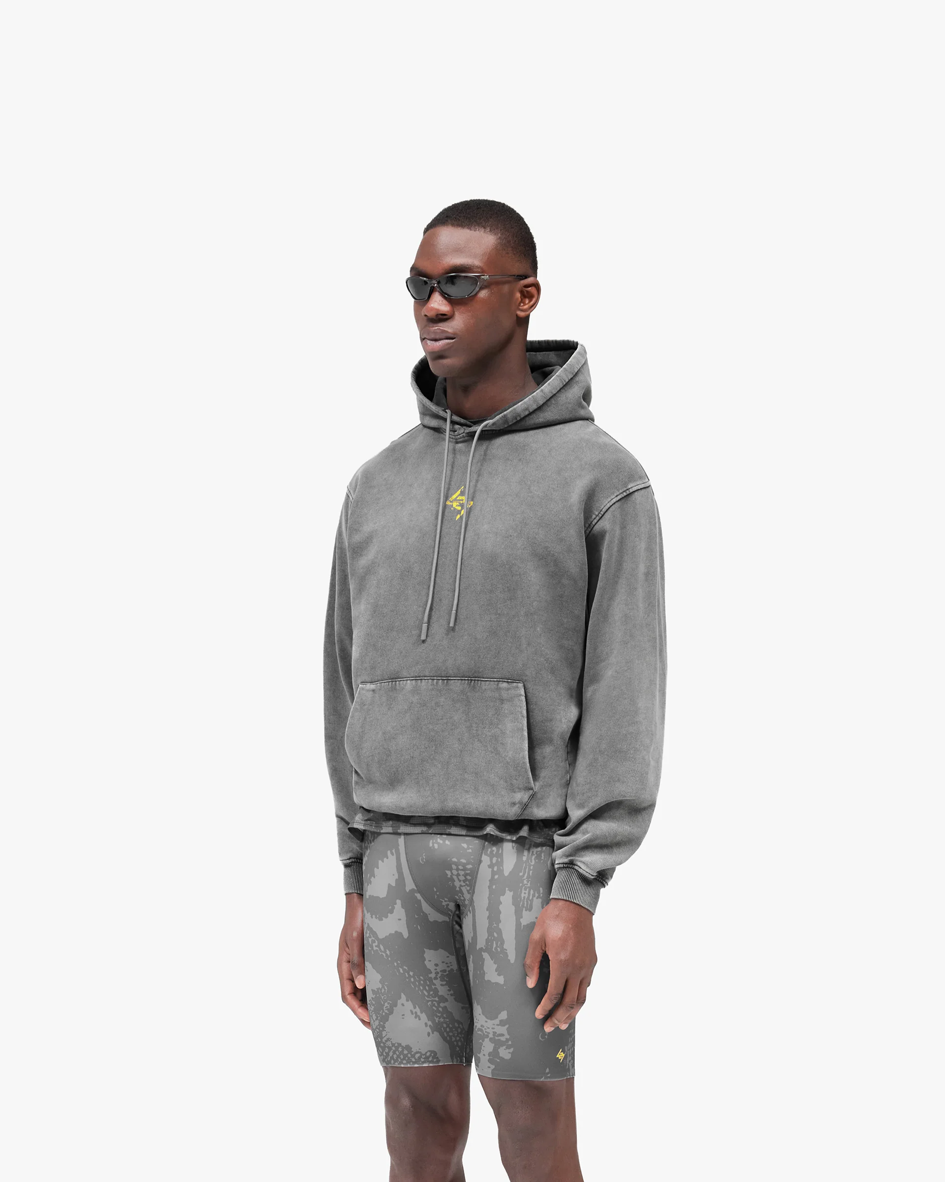 247 London Hoodie - Aged Grey - Image 2