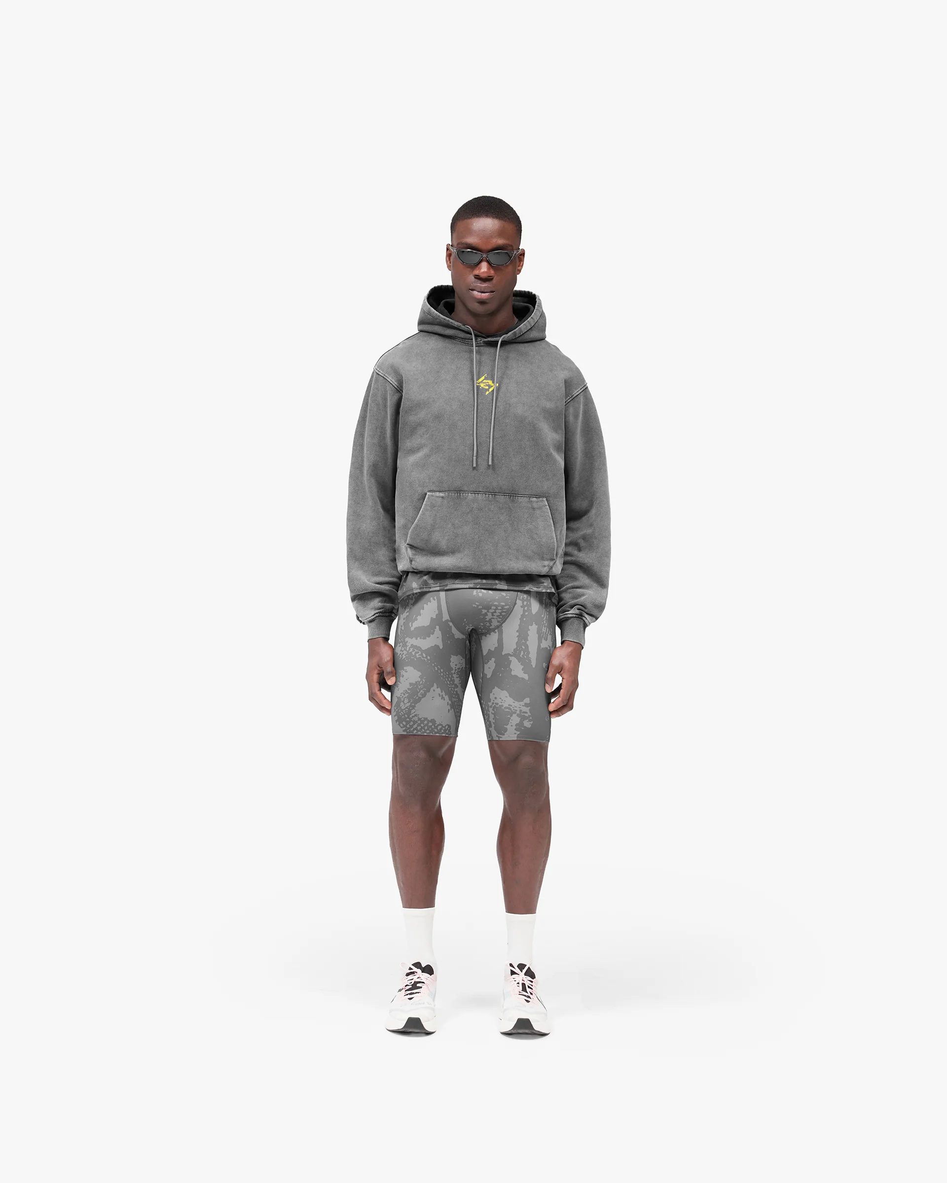 247 London Hoodie - Aged Grey - Image 5