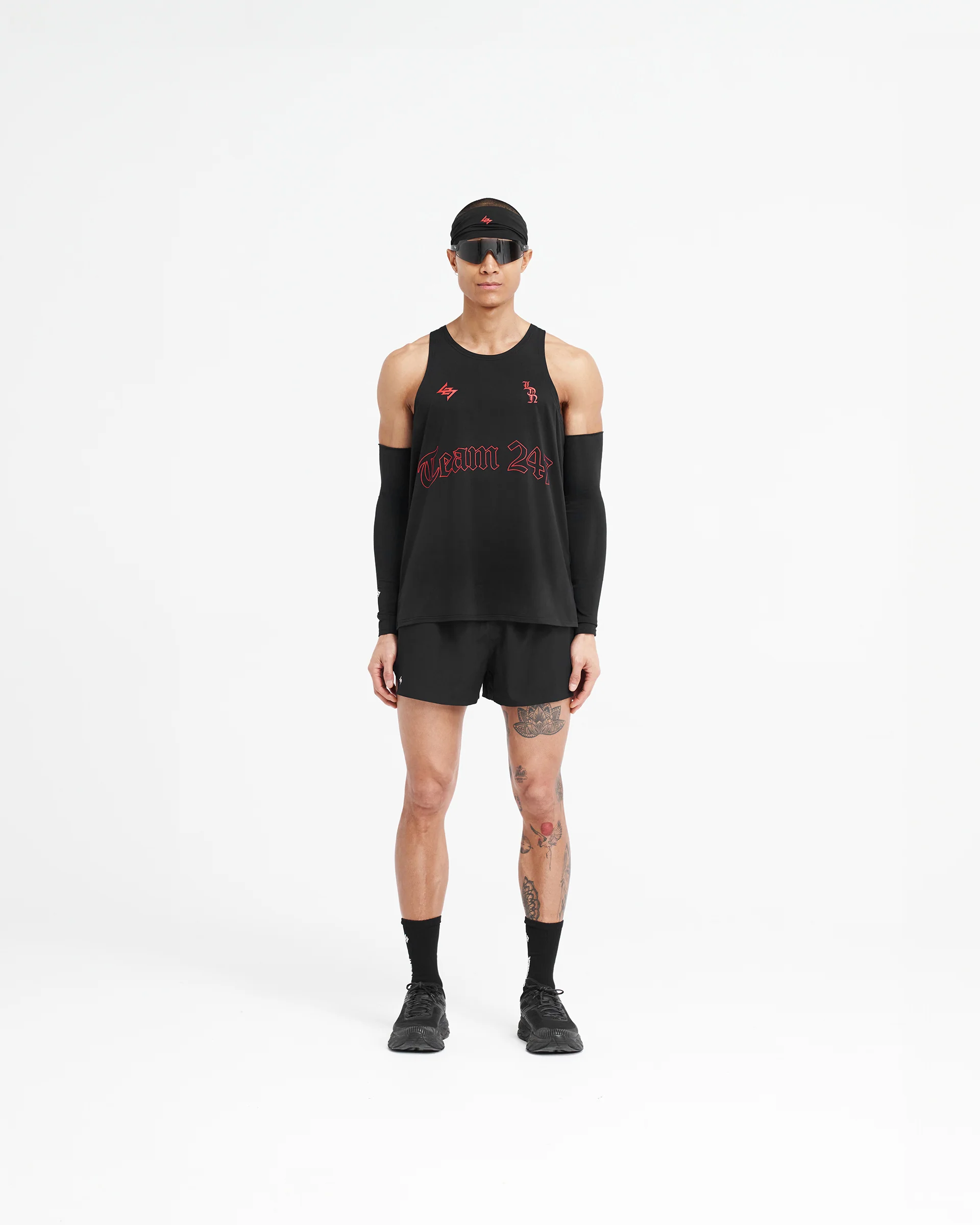 247 London Singlet - Black - Image 6