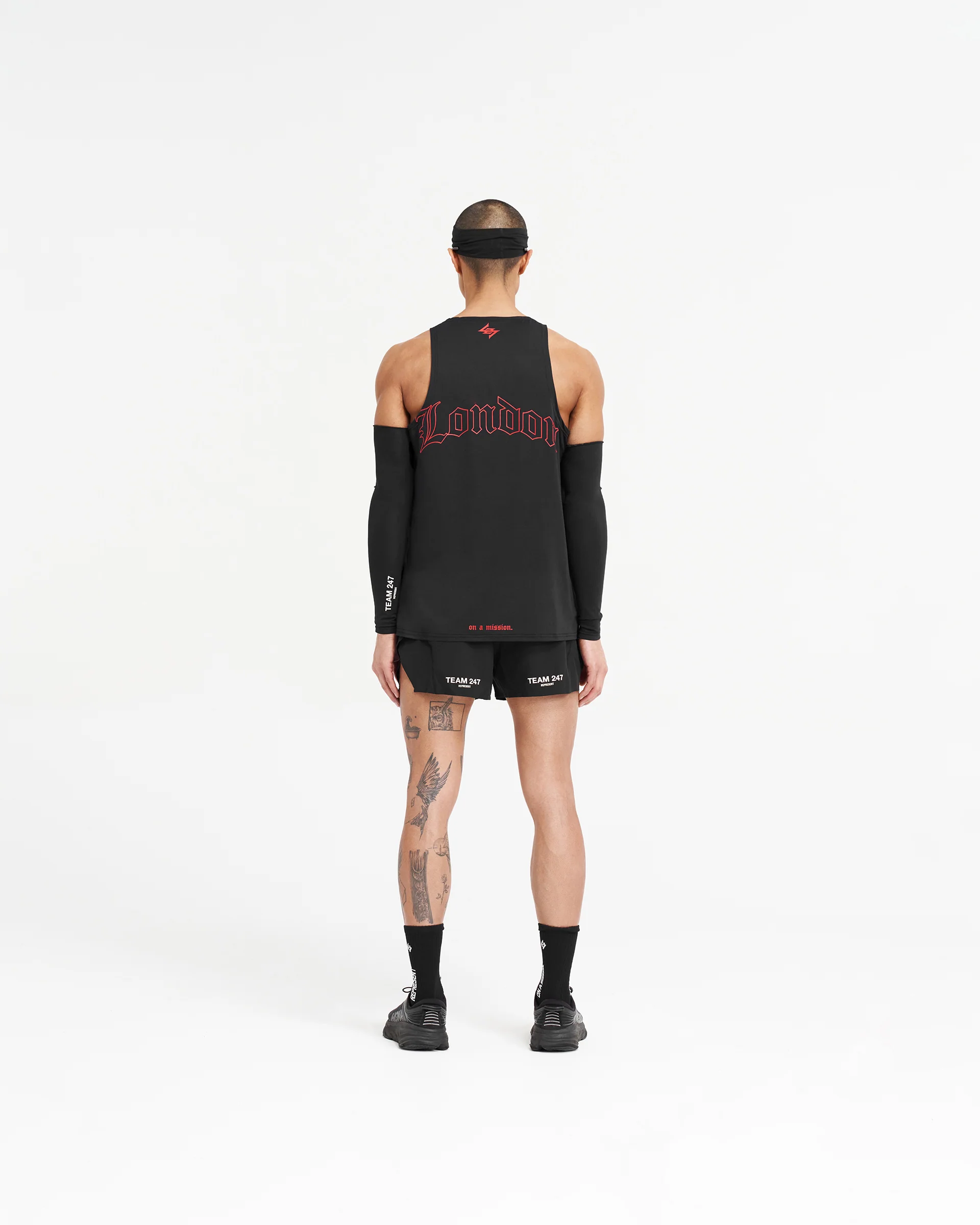 247 London Singlet - Black - Image 8