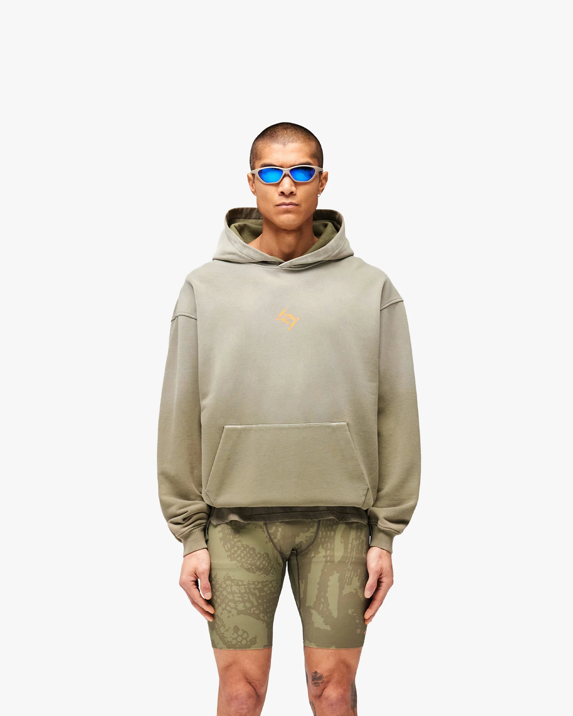 247 Los Angeles Hoodie - Aged Khaki - Image 3