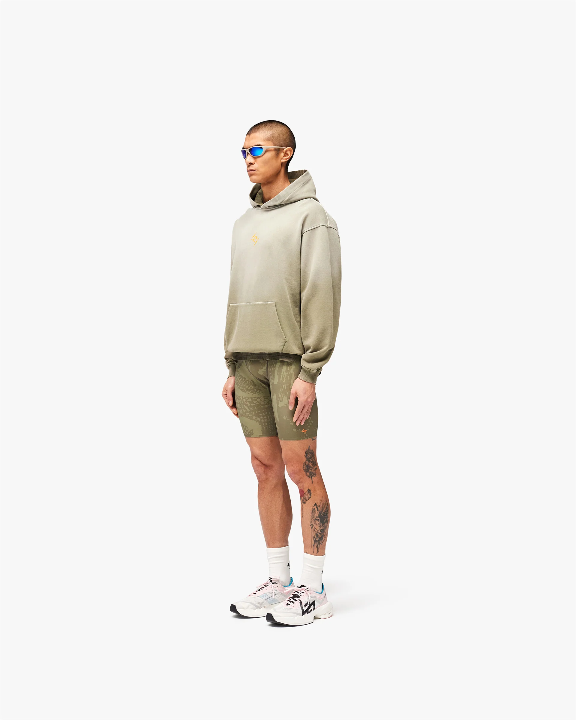 247 Los Angeles Hoodie - Aged Khaki - Image 6