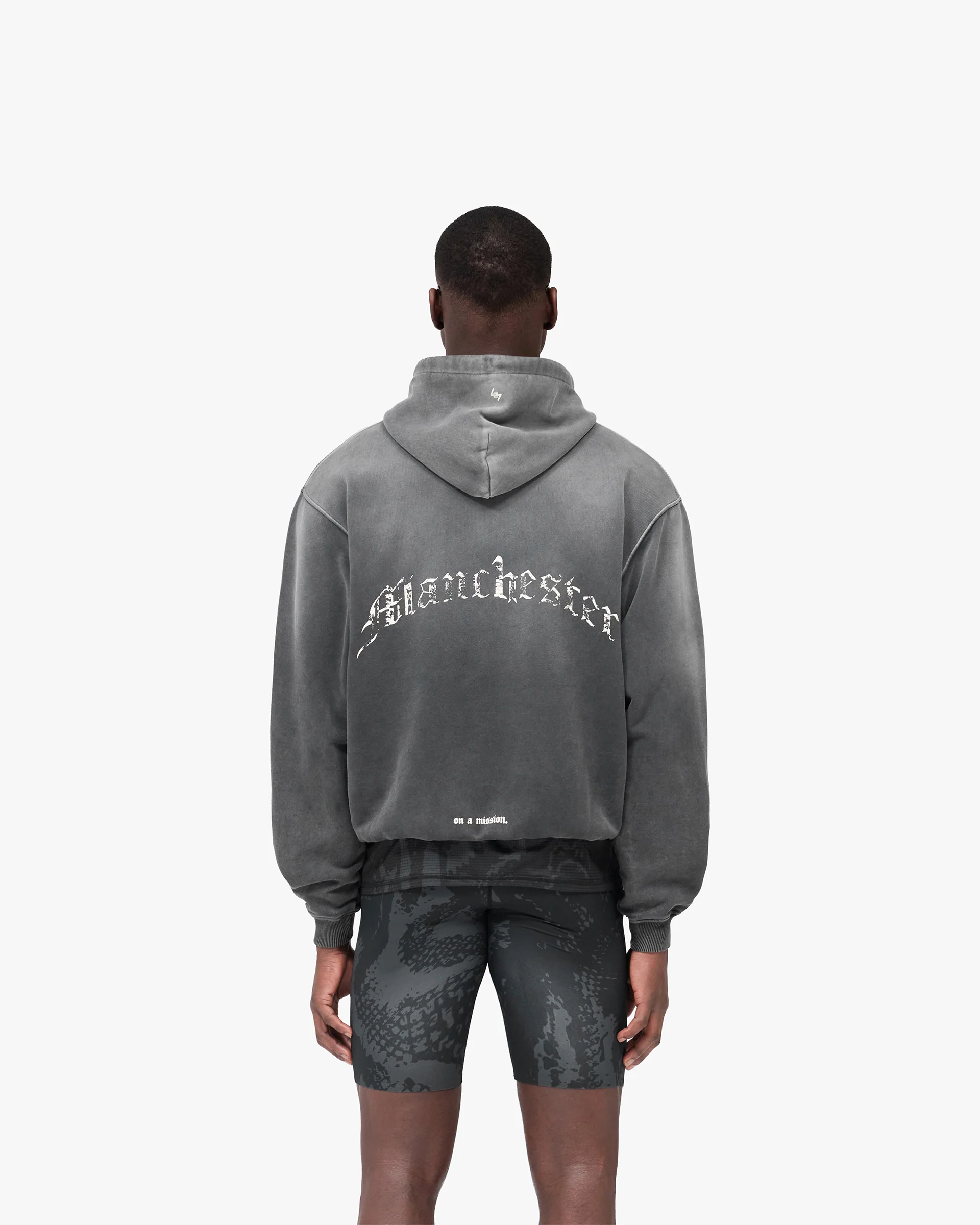 247 Manchester Hoodie - Aged Black - Image 4