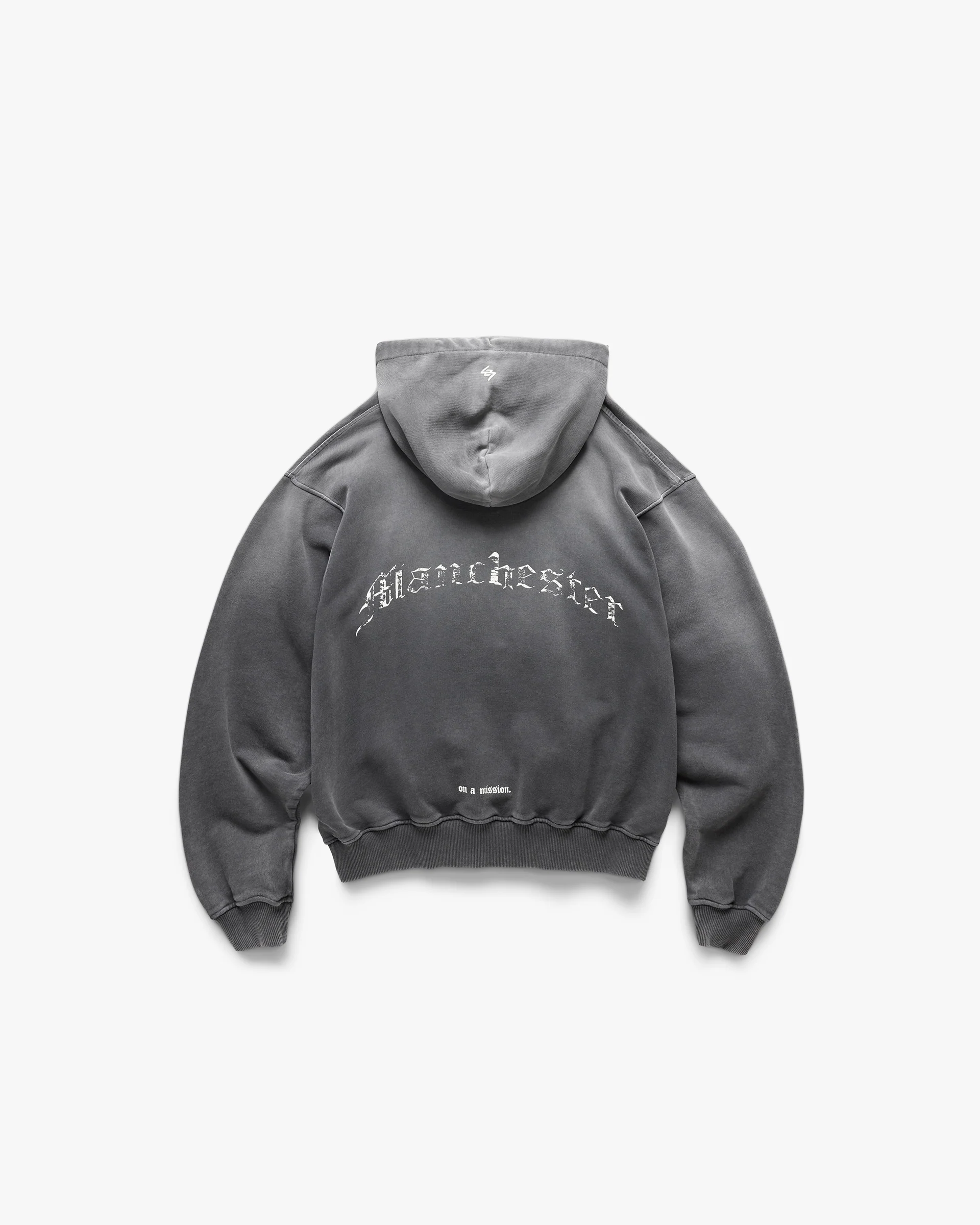 247 Manchester Hoodie - Aged Black - Image 8