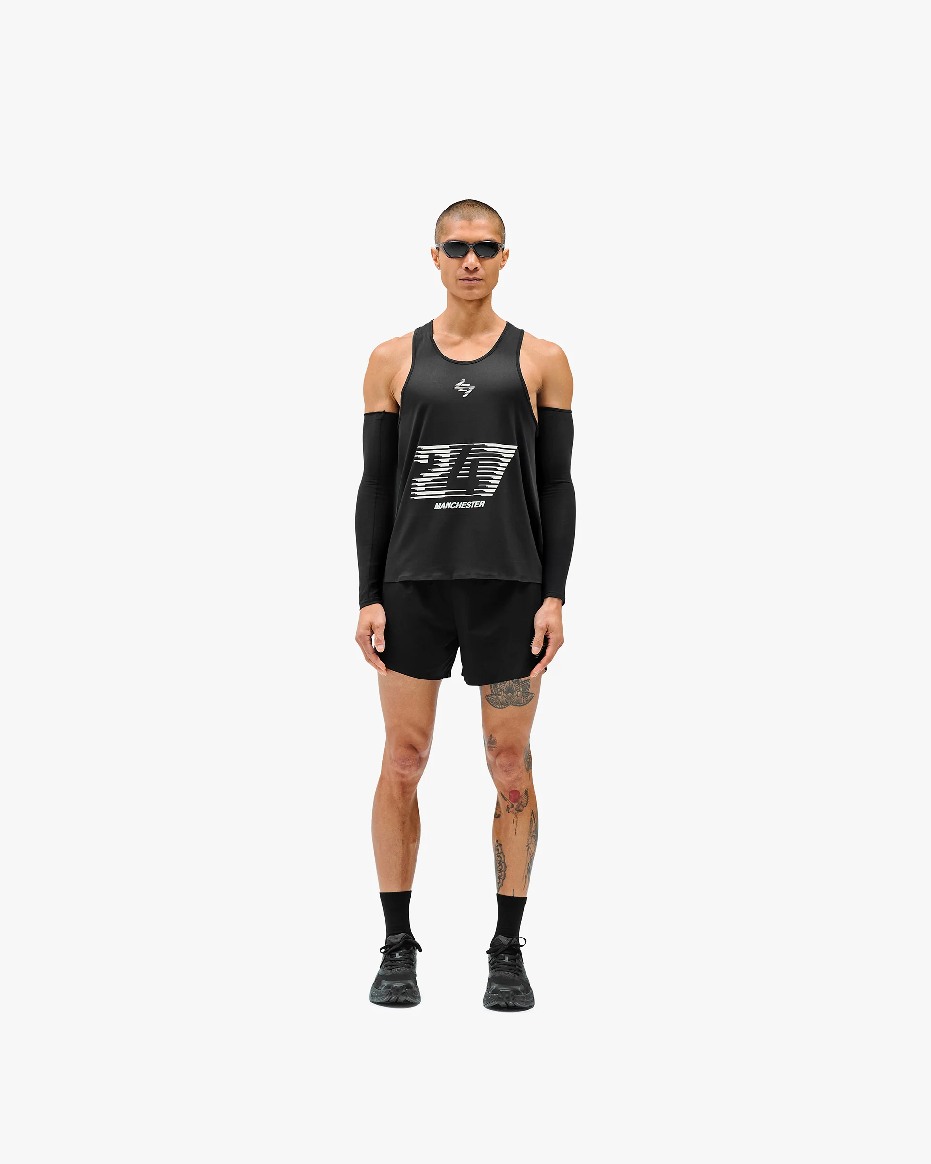 247 Manchester Singlet - Black - Image 5