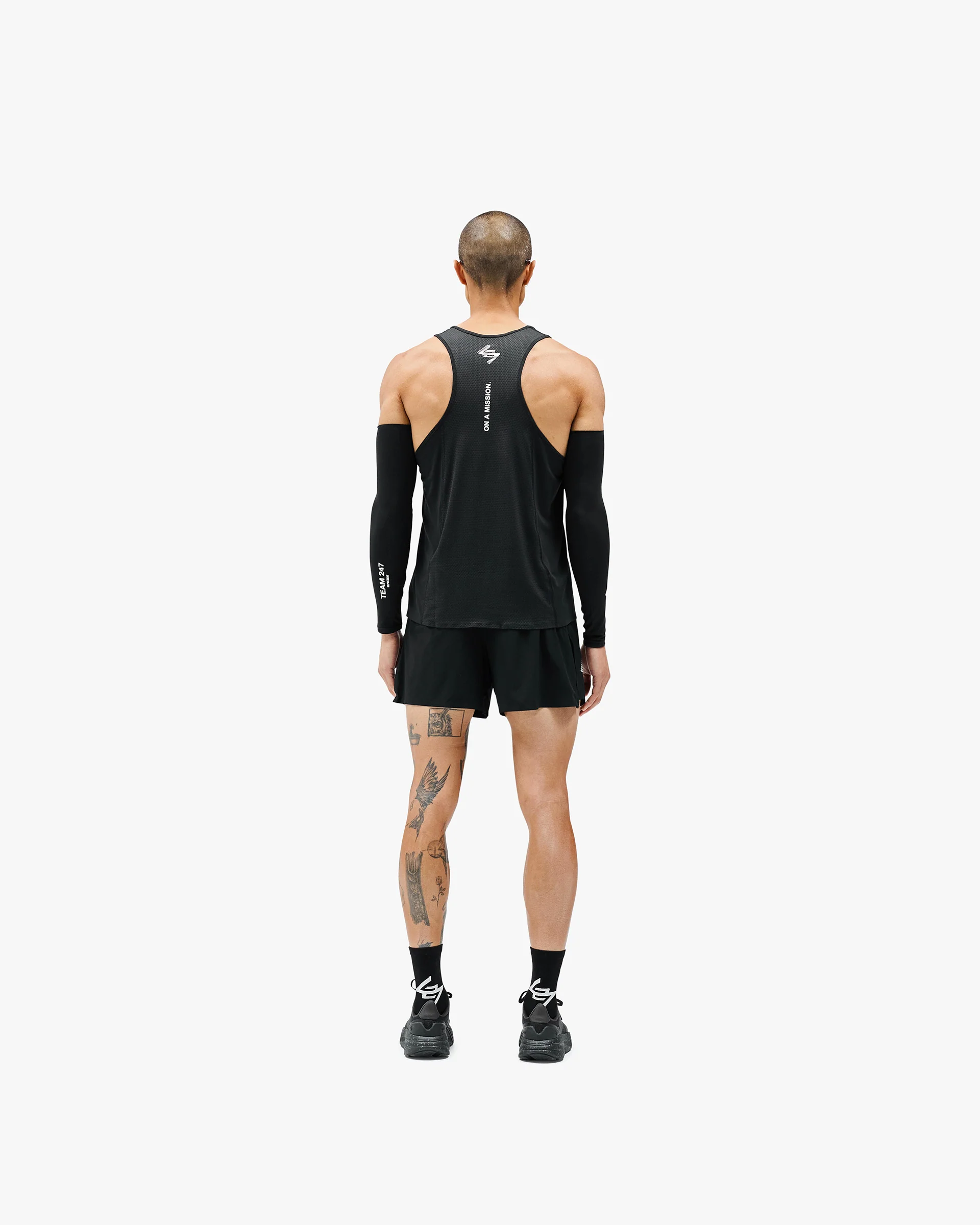 247 Manchester Singlet - Black - Image 7