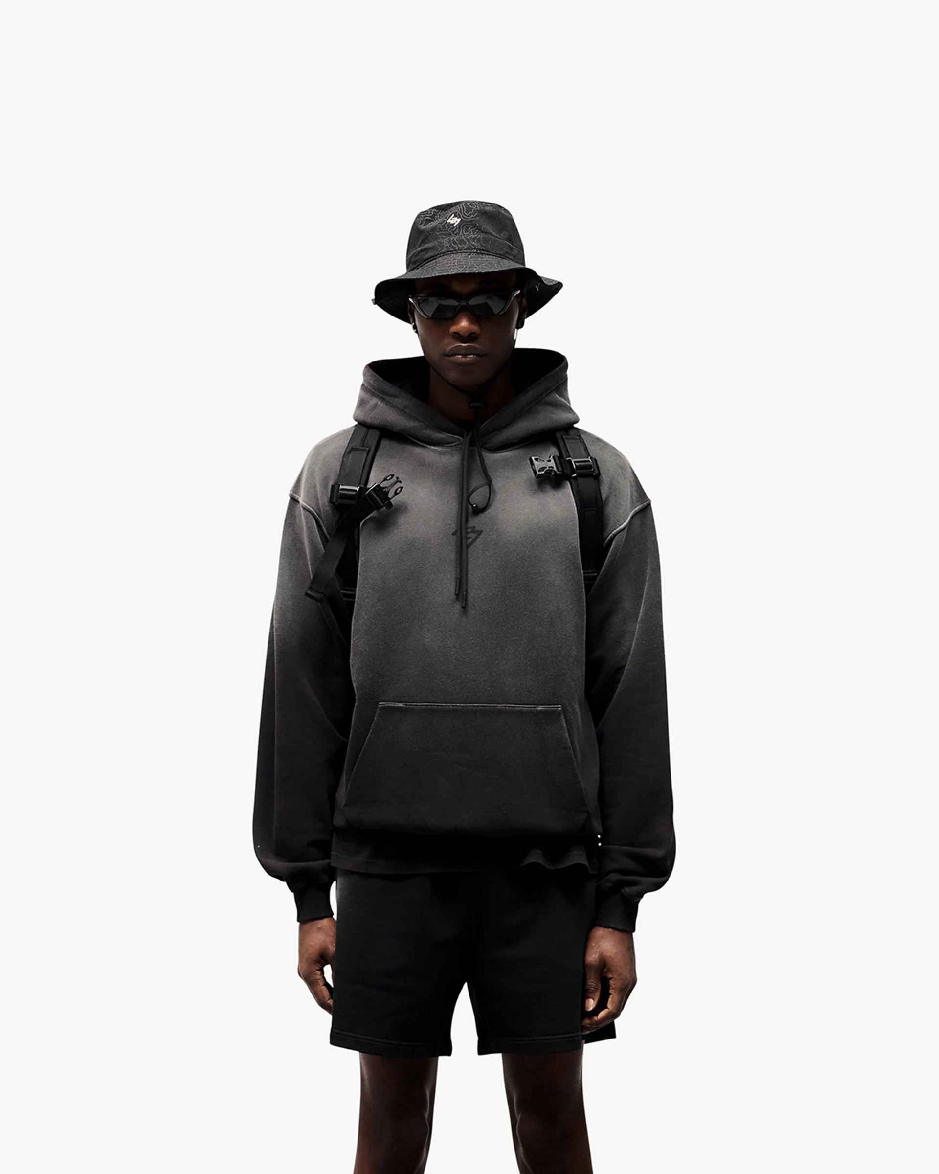 247 Motion Oversized Hoodie - Black - Image 3