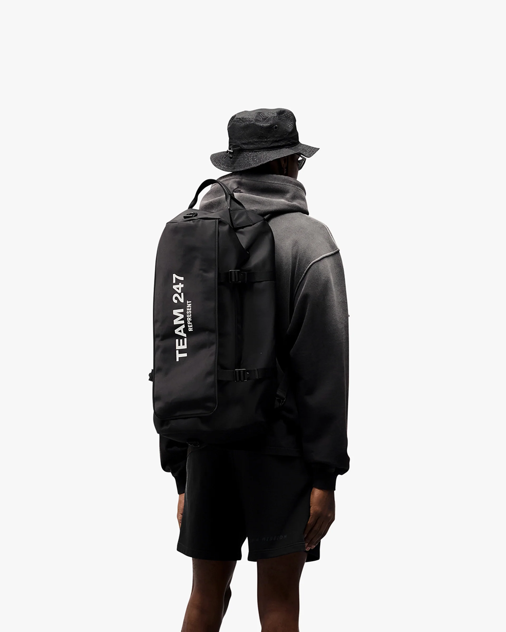 247 Motion Oversized Hoodie - Black - Image 4