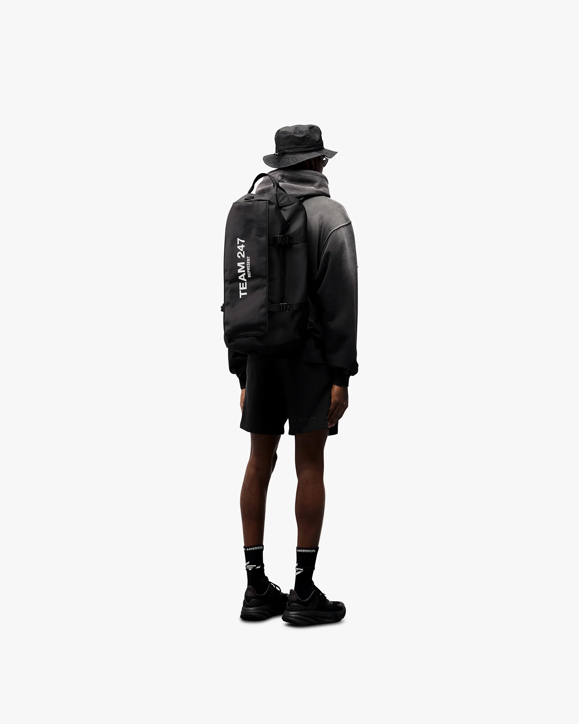 247 Motion Oversized Hoodie - Black - Image 7