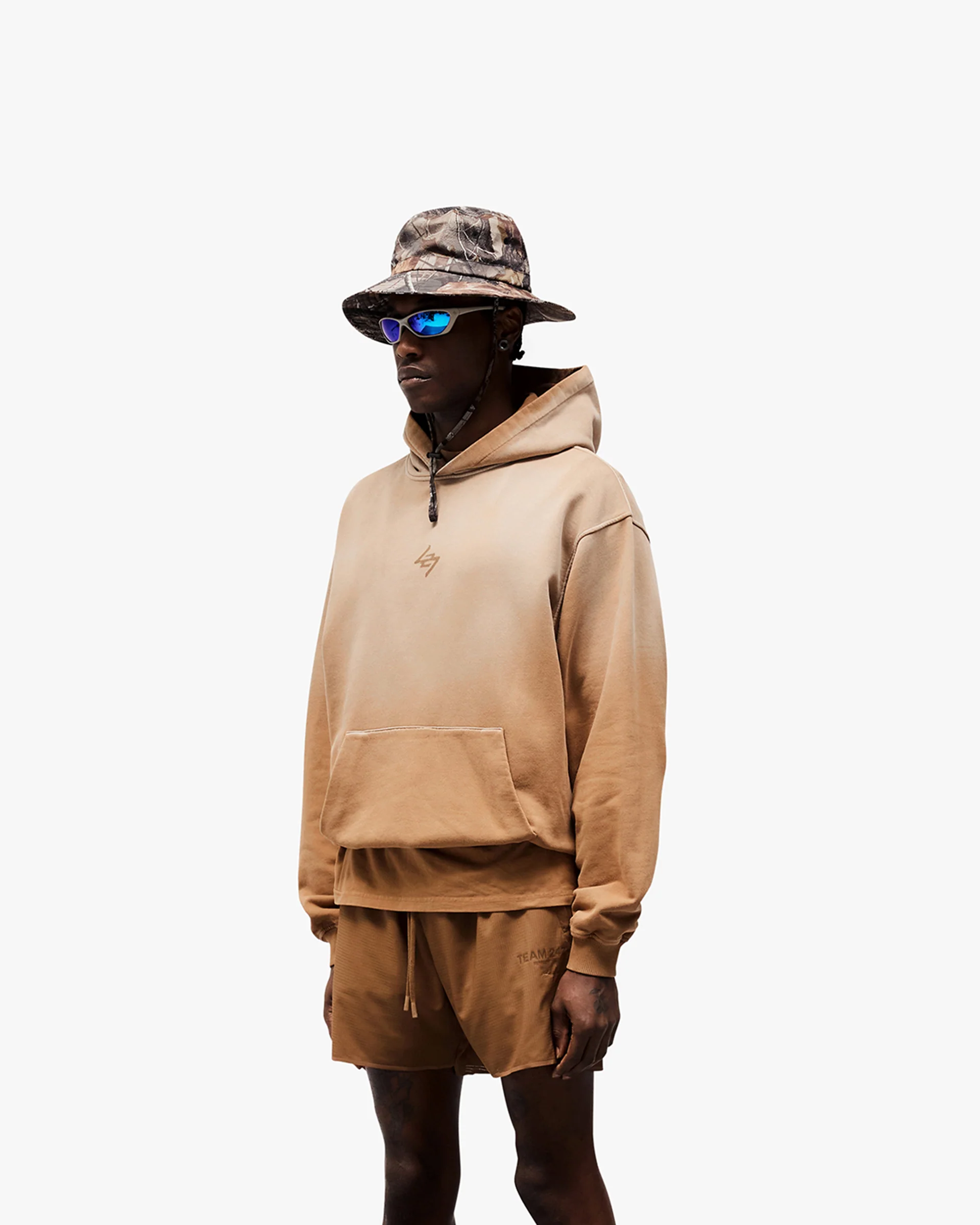 247 Motion Oversized Hoodie - Rust - Image 2
