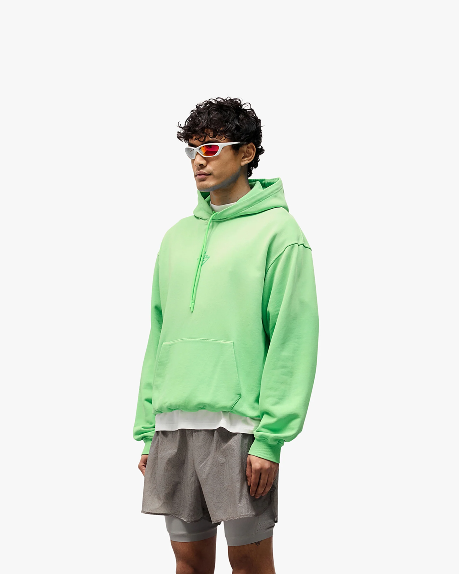 247 Motion Oversized Hoodie - Speed Green - Image 2