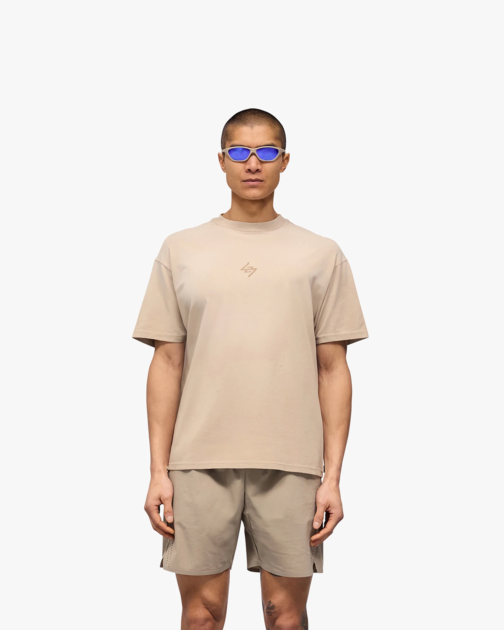247 Motion Oversized T-Shirt - Pebble - Image 3