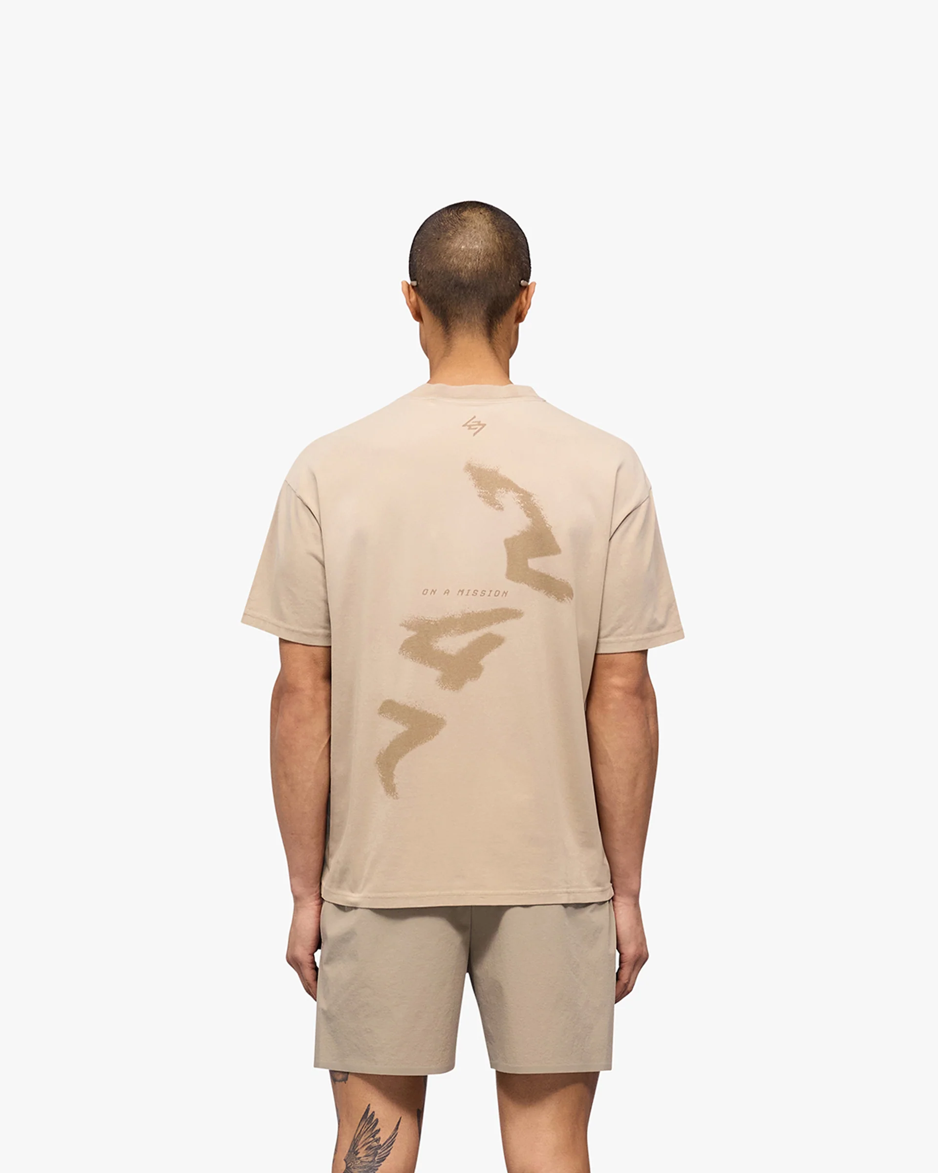 247 Motion Oversized T-Shirt - Pebble - Image 4