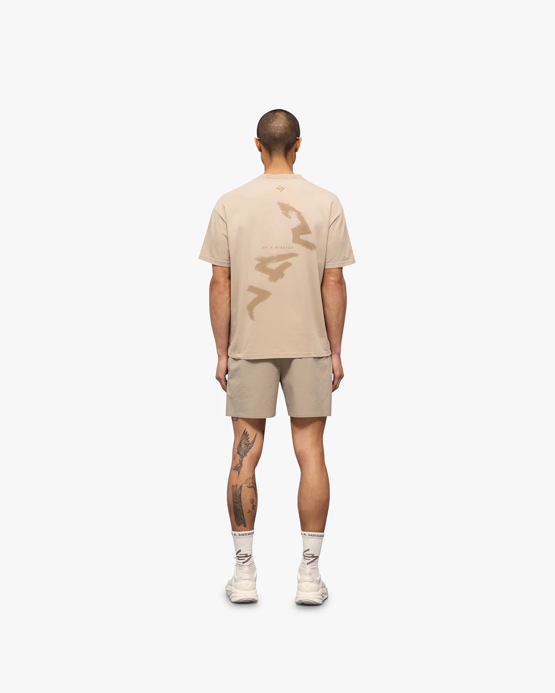 247 Motion Oversized T-Shirt - Pebble - Image 8