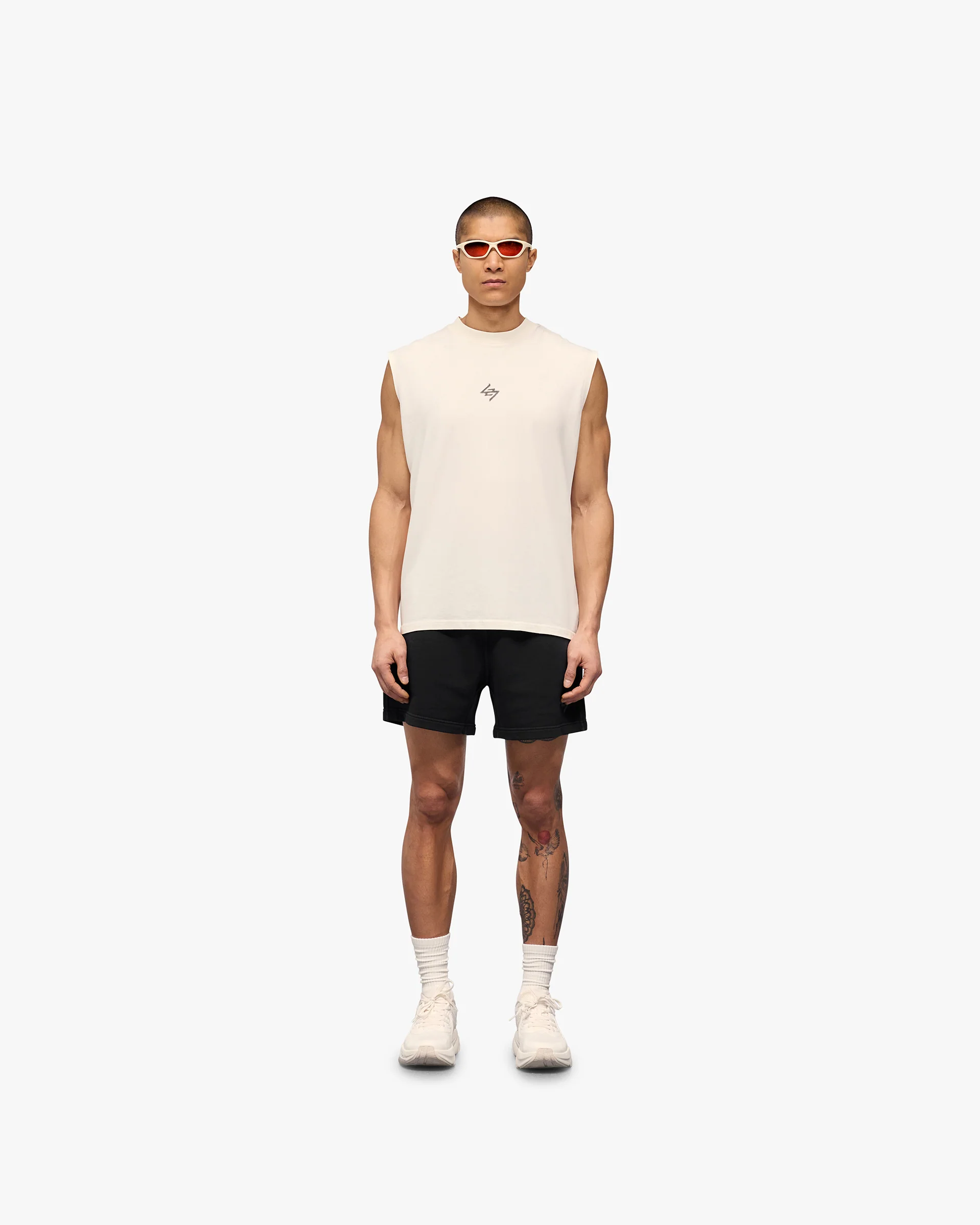 247 Motion Oversized Tank - Flat White - Image 7