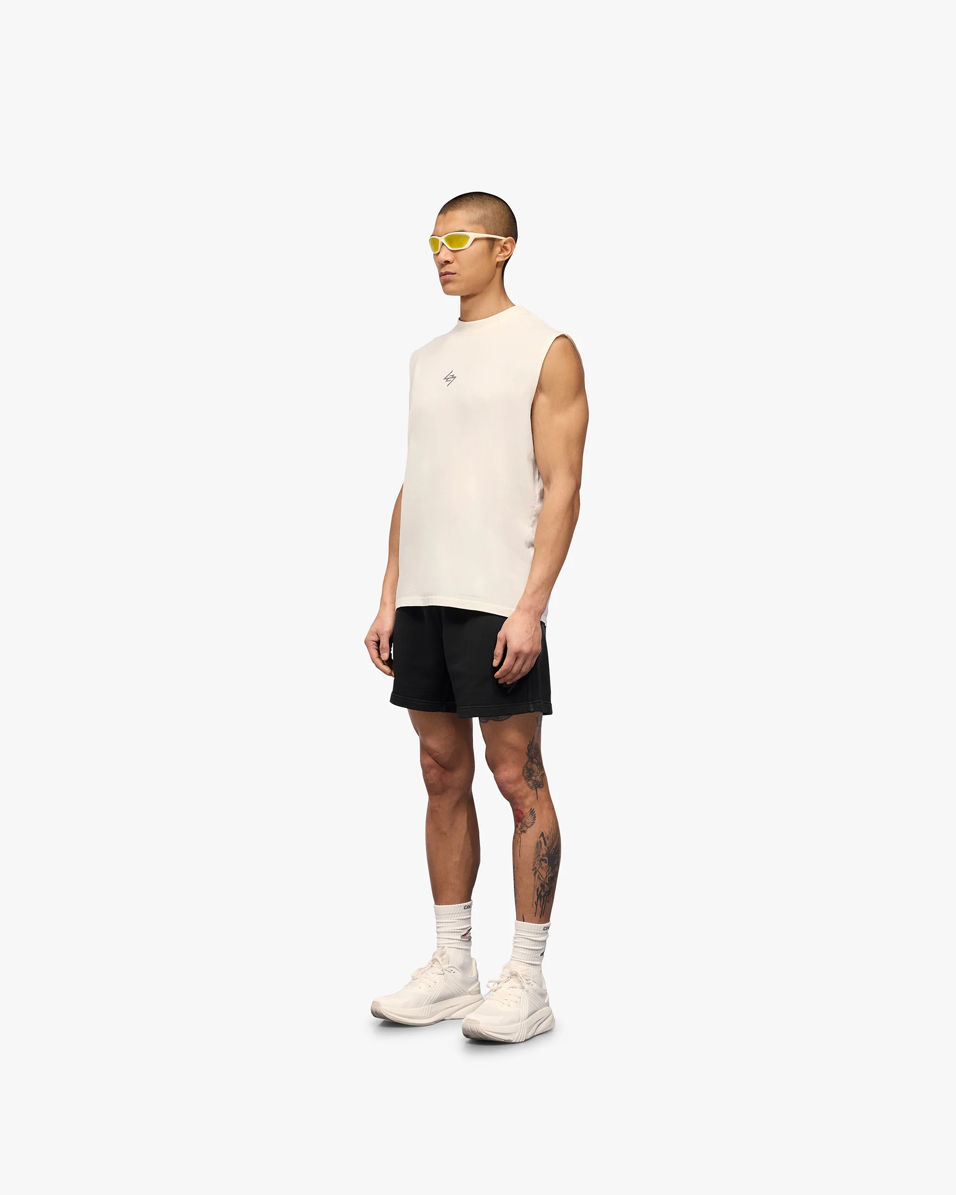 247 Motion Oversized Tank - Flat White - Image 8