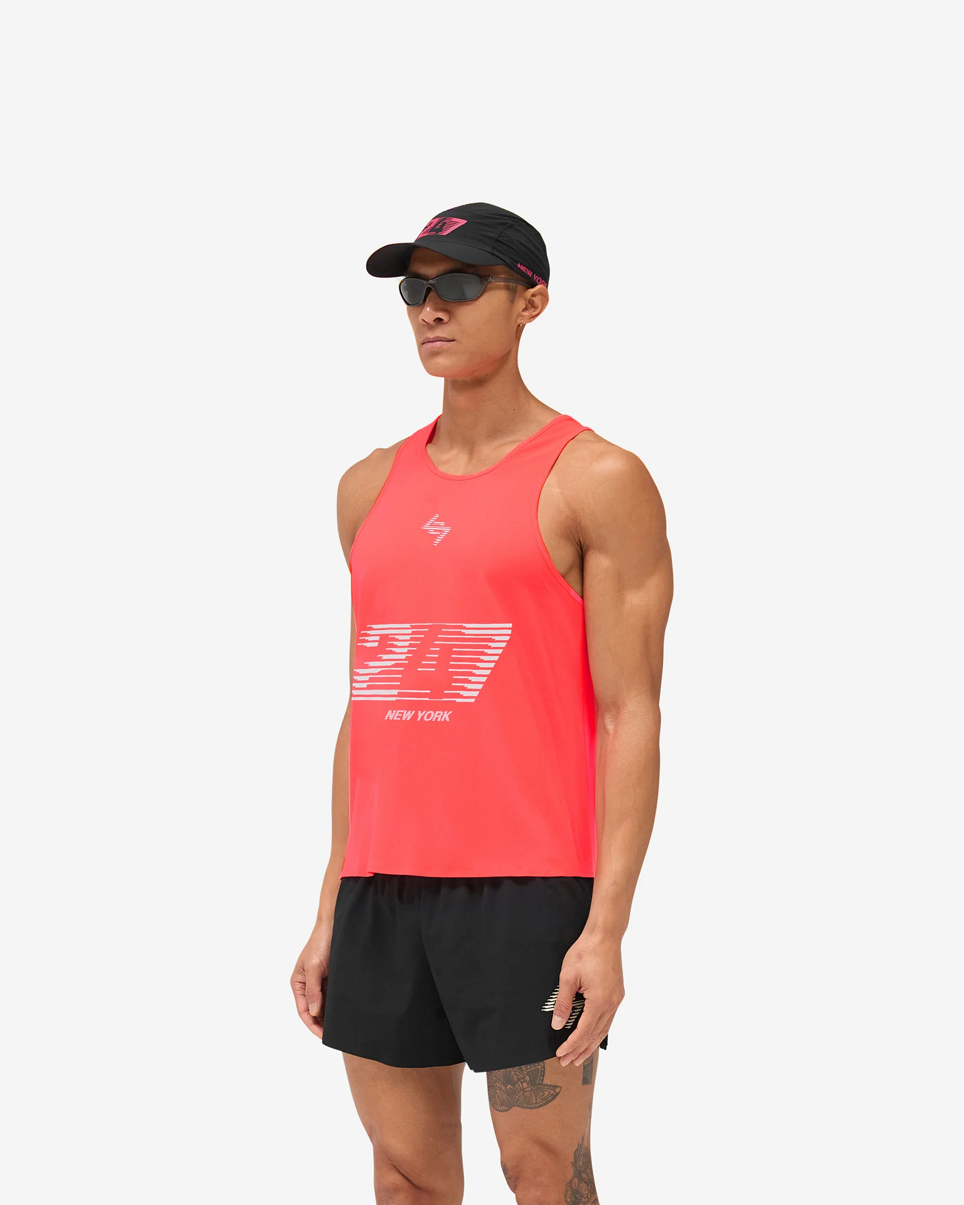 247 New York Singlet - Pink - Image 3