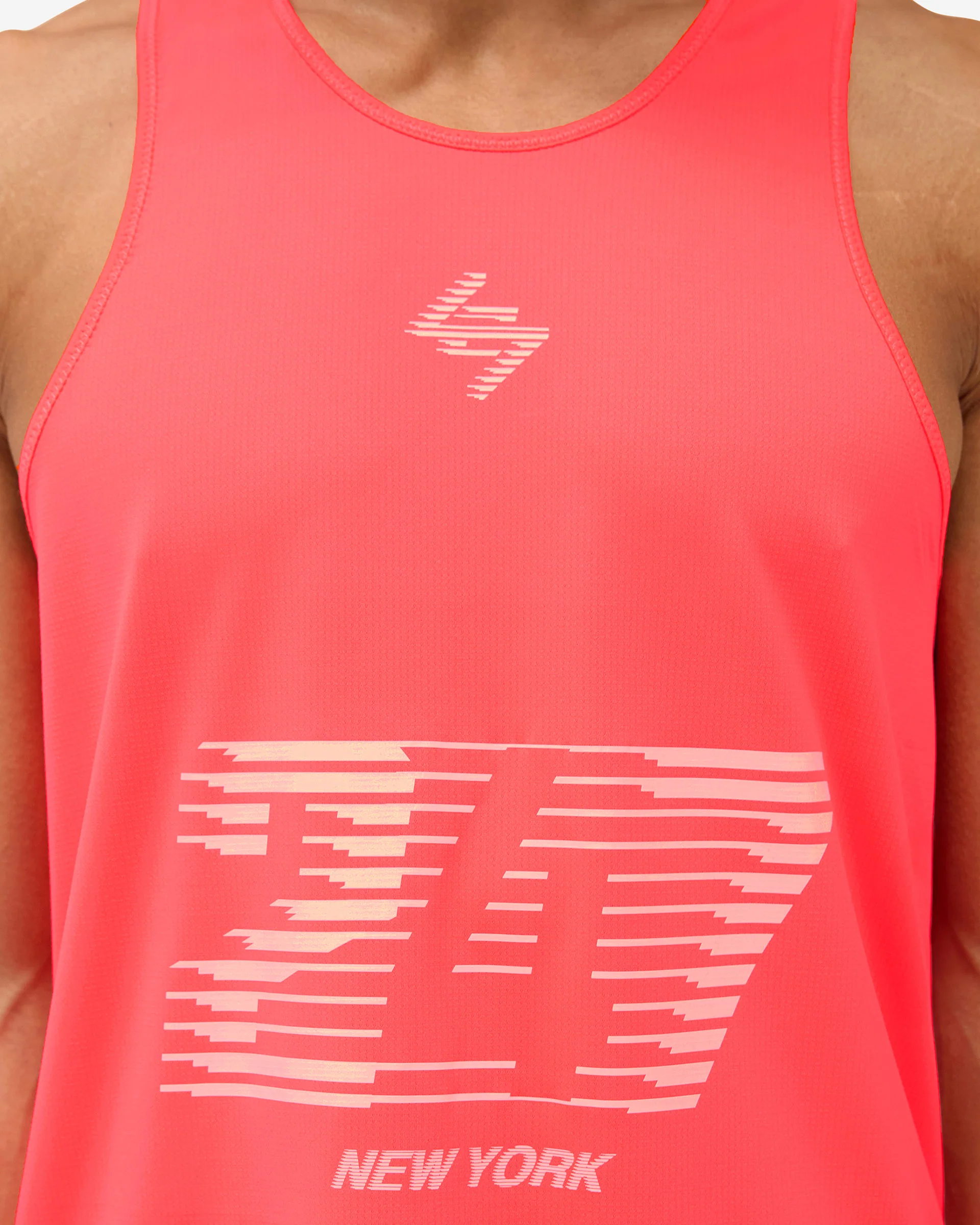 247 New York Singlet - Pink - Image 5