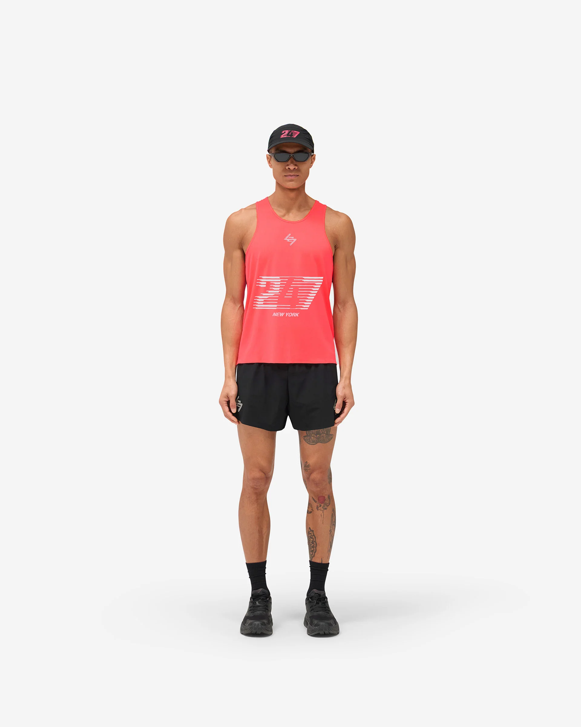 247 New York Singlet - Pink - Image 7