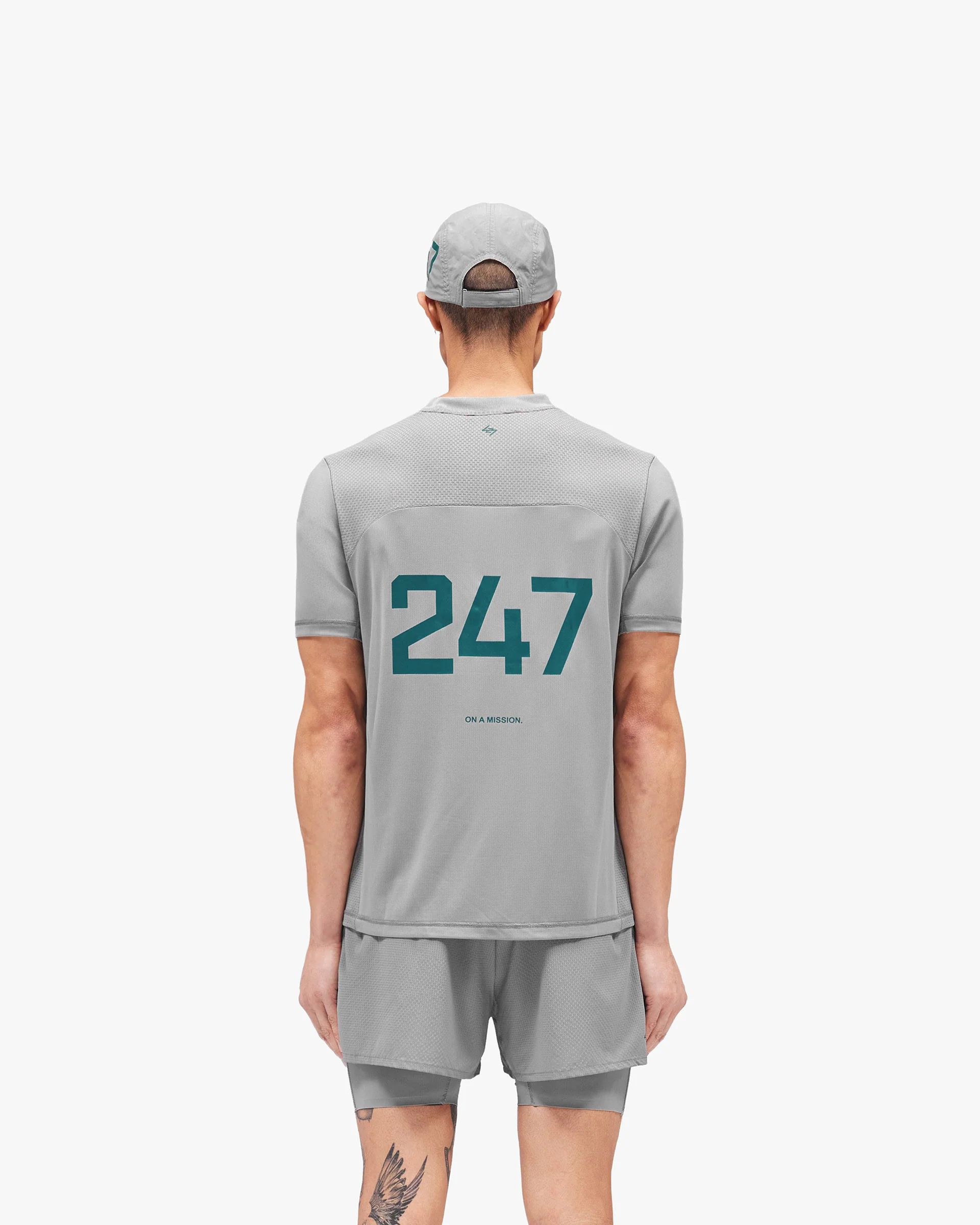 247 Numbers T-Shirt - Graphite Grey - Image 4
