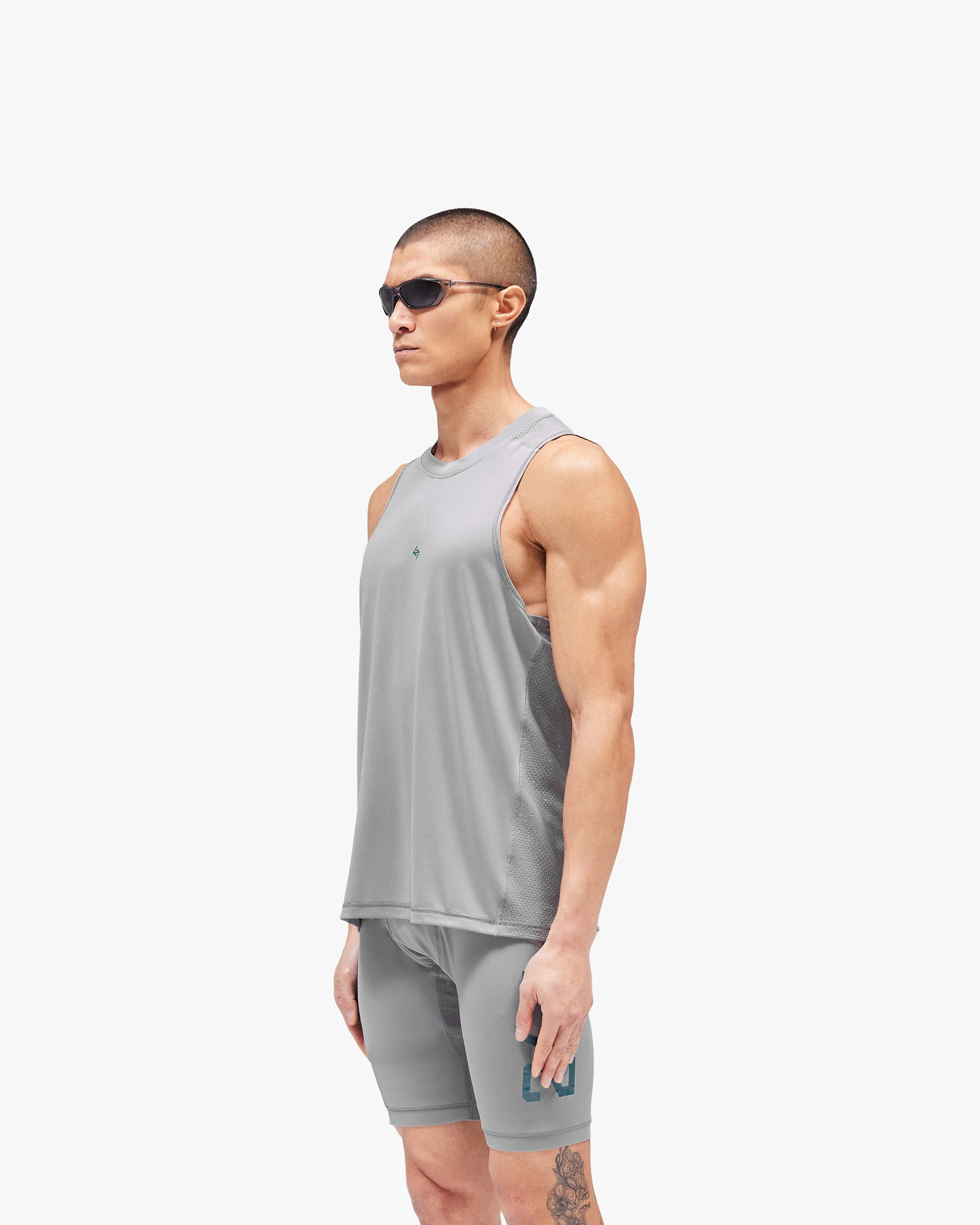 247 Numbers Vest - Graphite Grey - Image 2