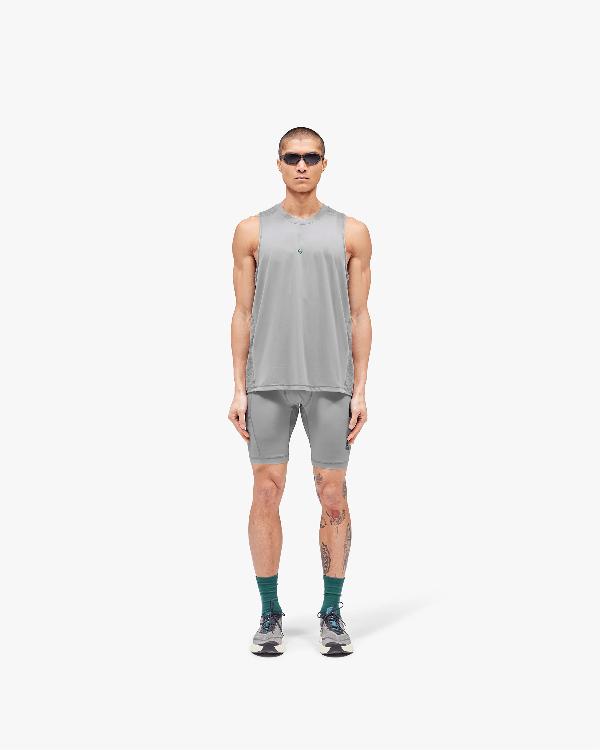 247 Numbers Vest - Graphite Grey - Image 5