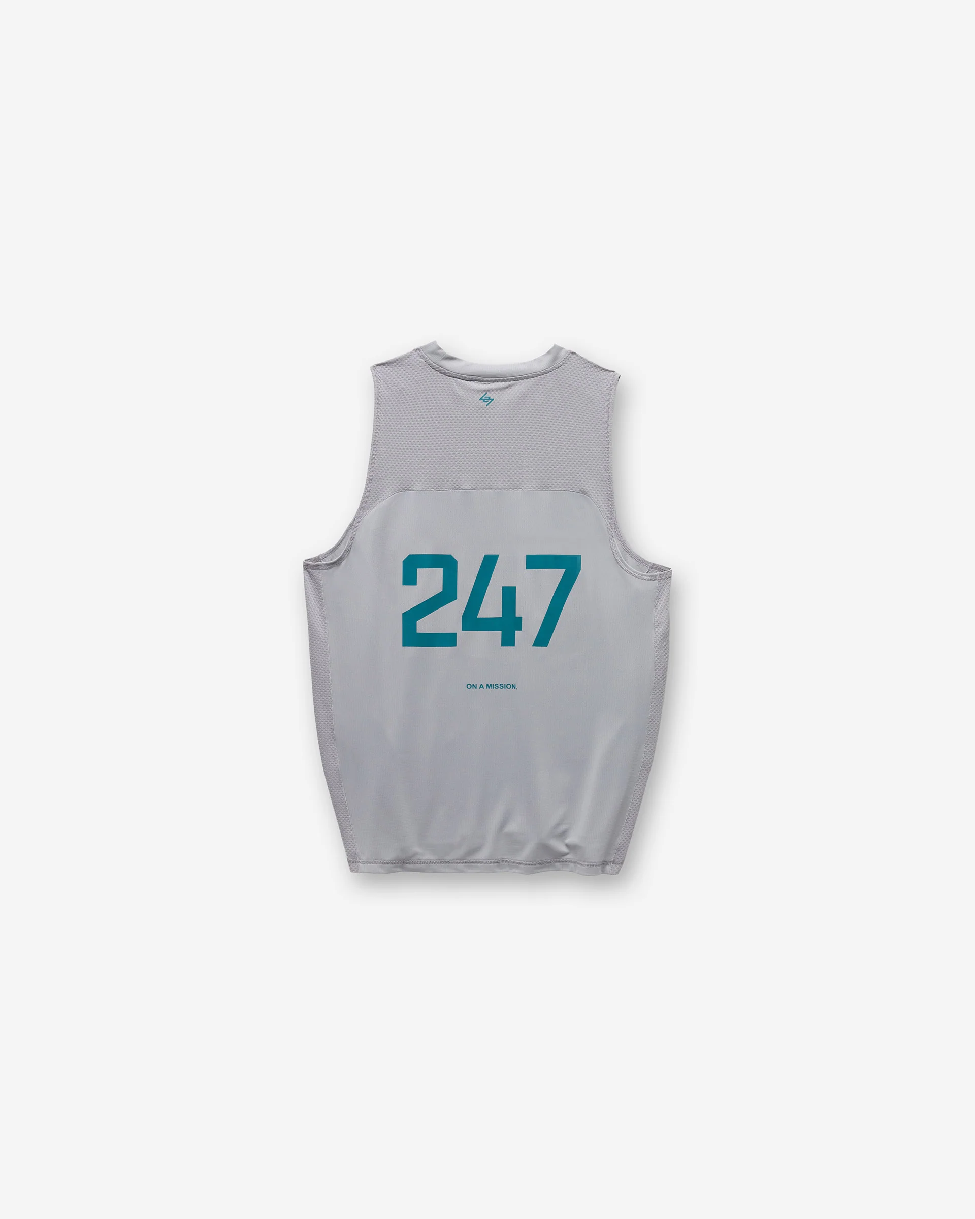 247 Numbers Vest - Graphite Grey - Image 8